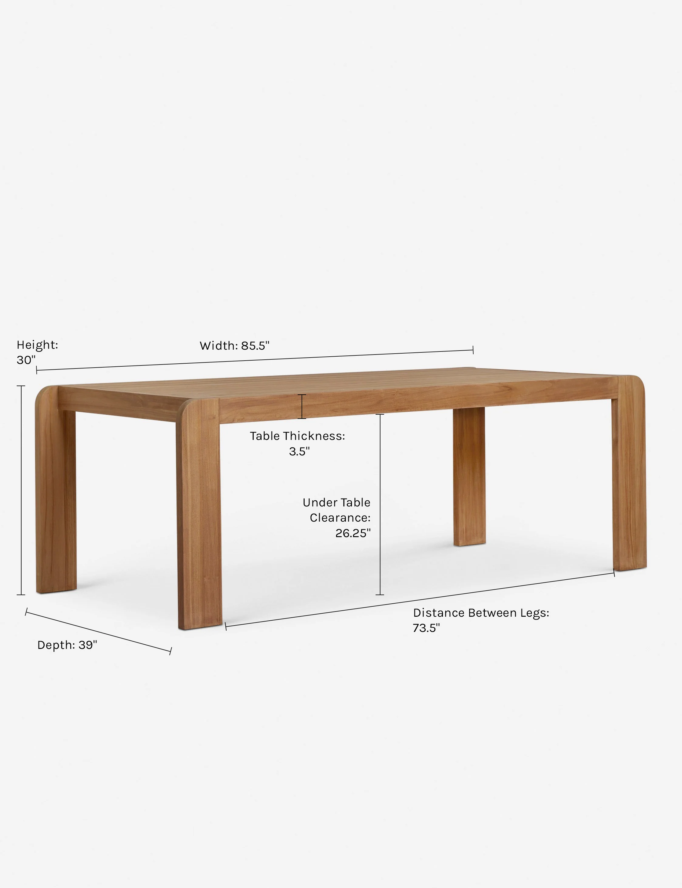 Abbot Outdoor Dining Table by Sarah Sherman Samuel - Image 8