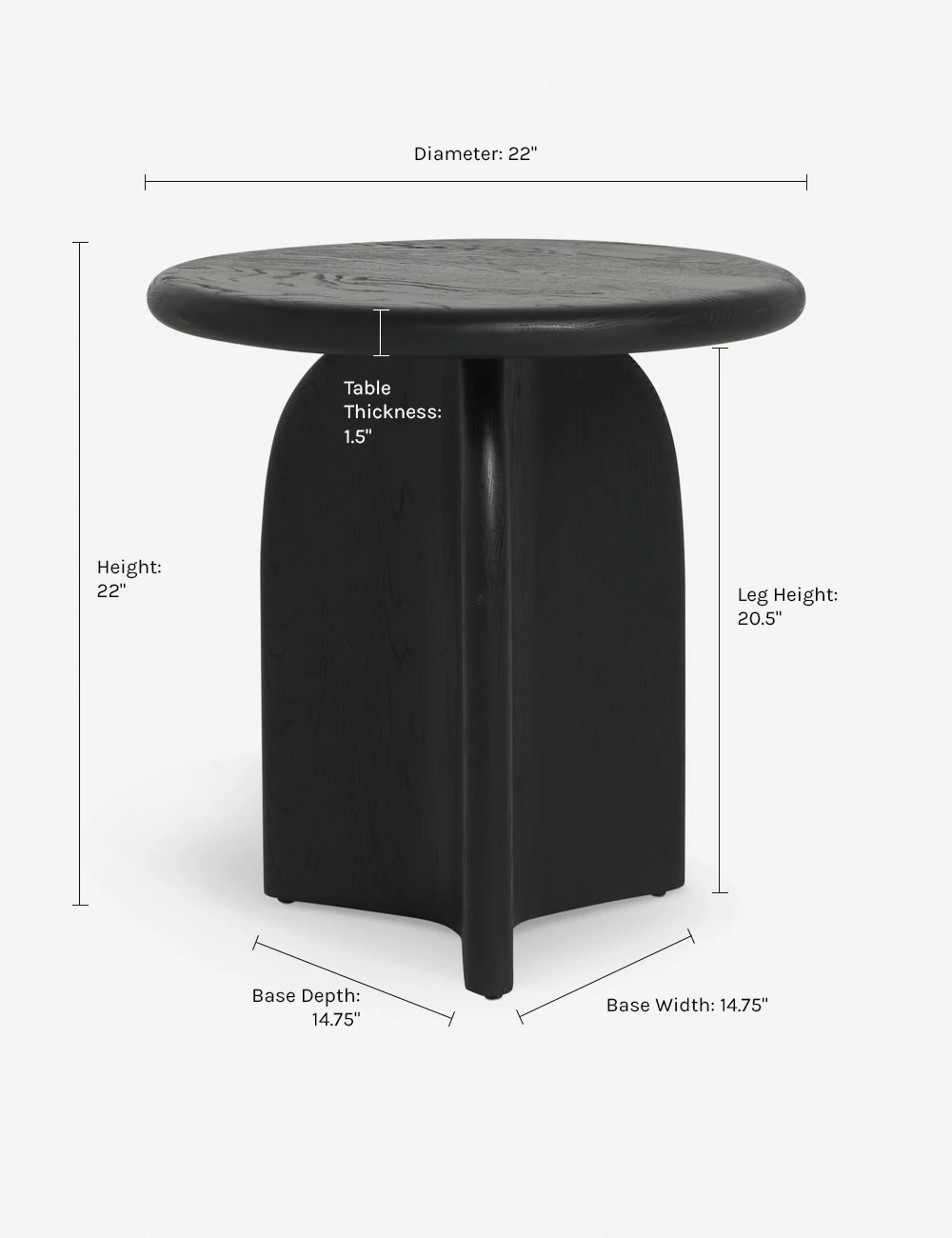 Ada Round Side Table - Image 9