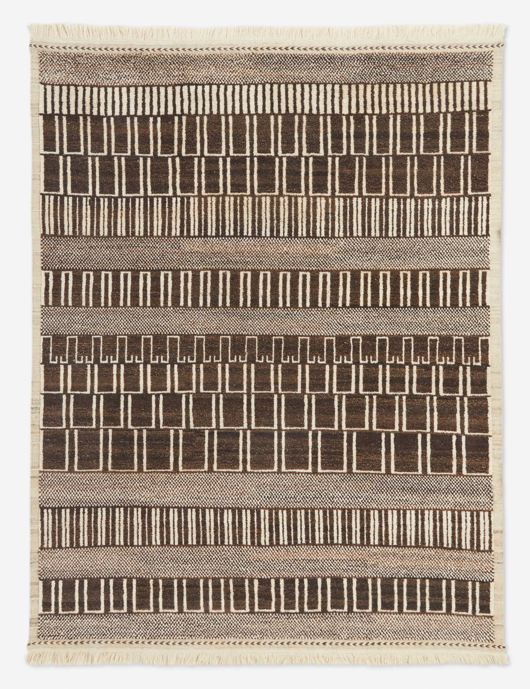 Allard Moroccan-Style Hand-Knotted Wool Rug Swatch - Image 2