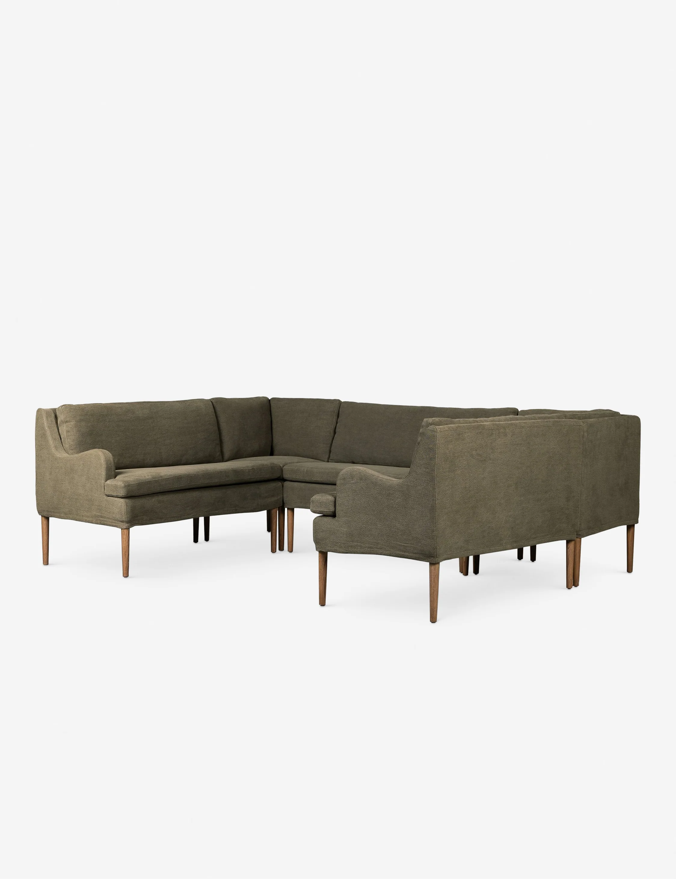 Aurelia U-Shaped Dining Banquette by Amber Lewis x Four Hands - Image 3