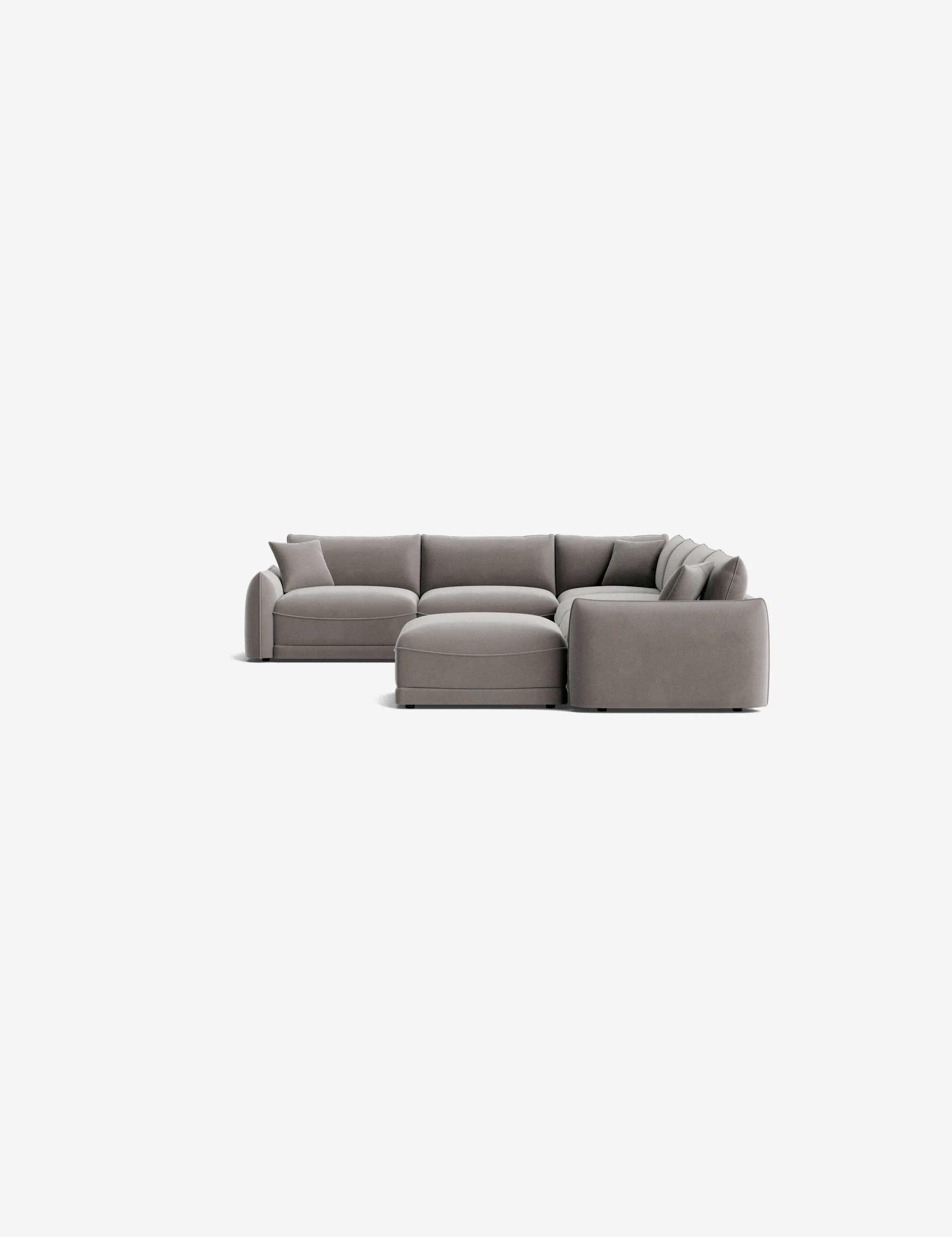 Balmer Modular Corner Sectional Sofa With Ottoman - Image 115