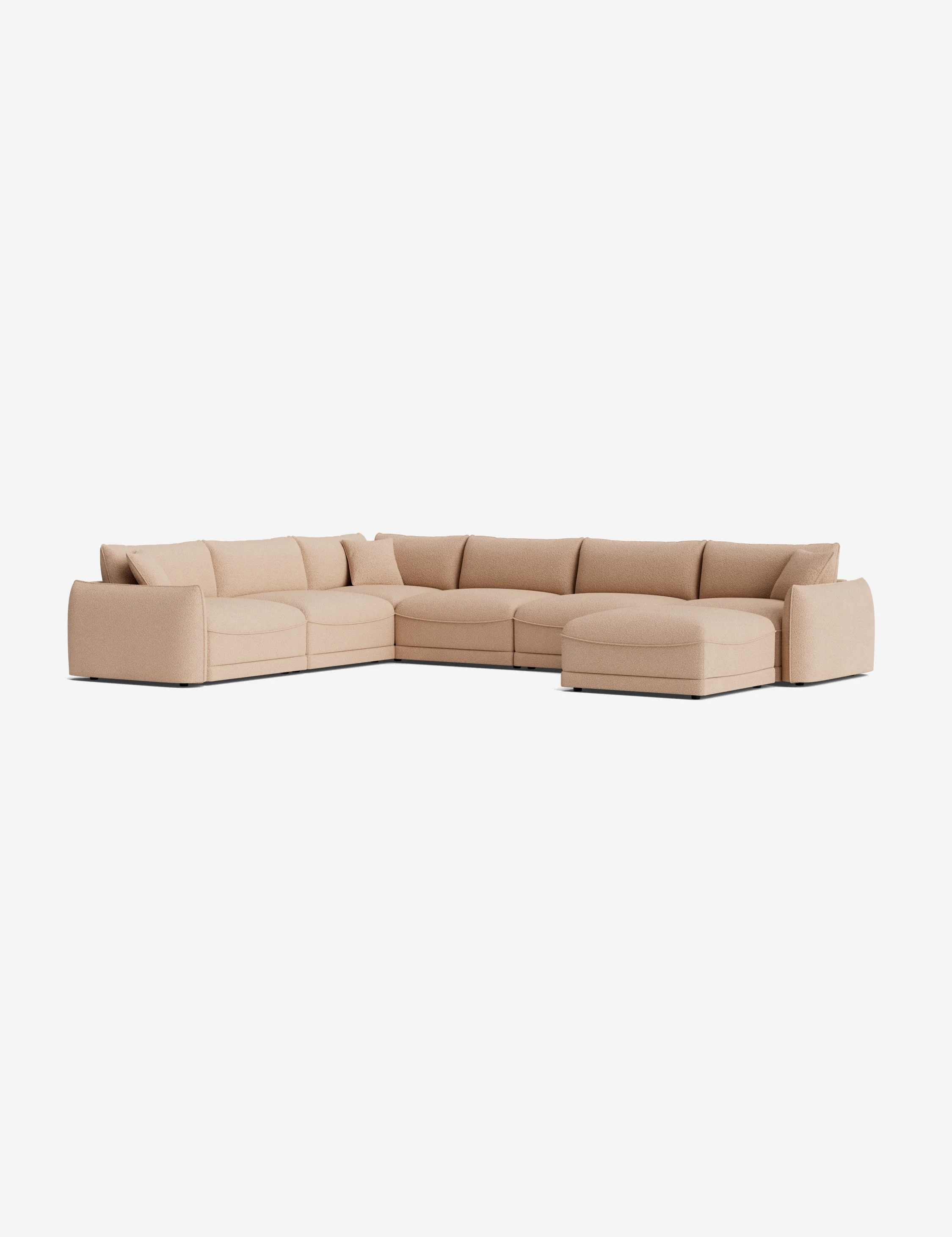 Balmer Modular Corner Sectional Sofa With Ottoman - Image 129