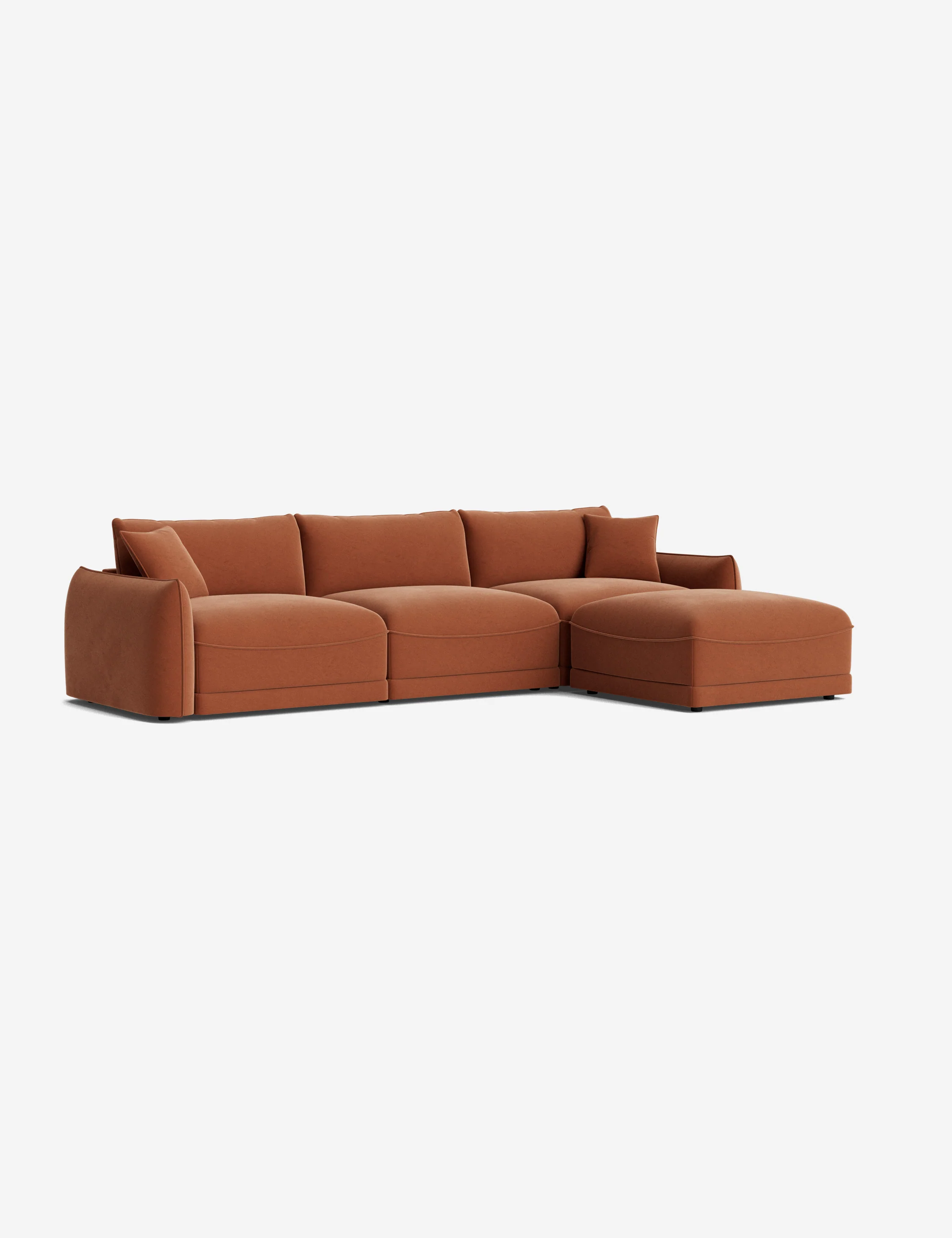 Balmer Modular Sectional Sofa With Ottoman - Image 2
