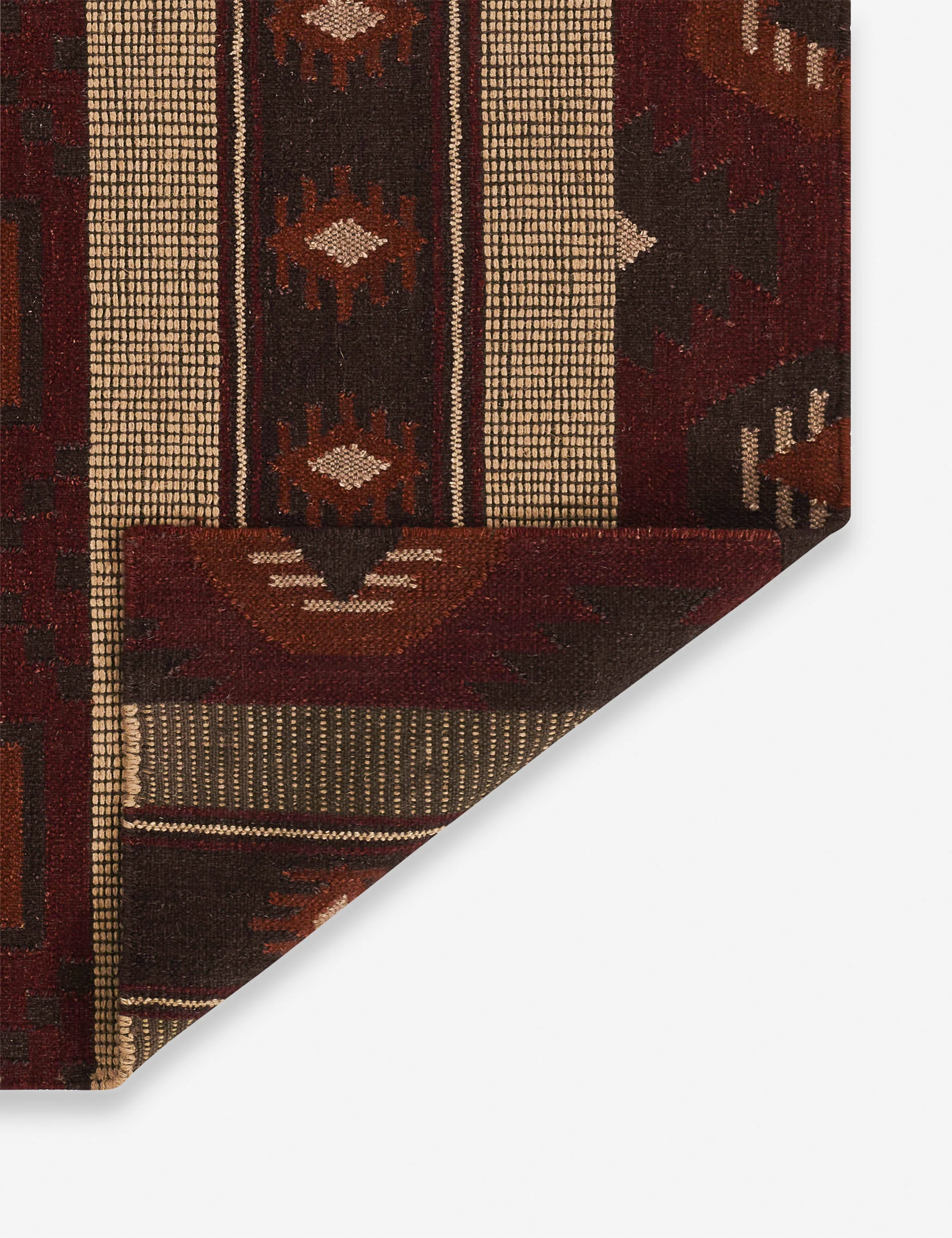 Batten Flatweave Wool Rug - Image 4