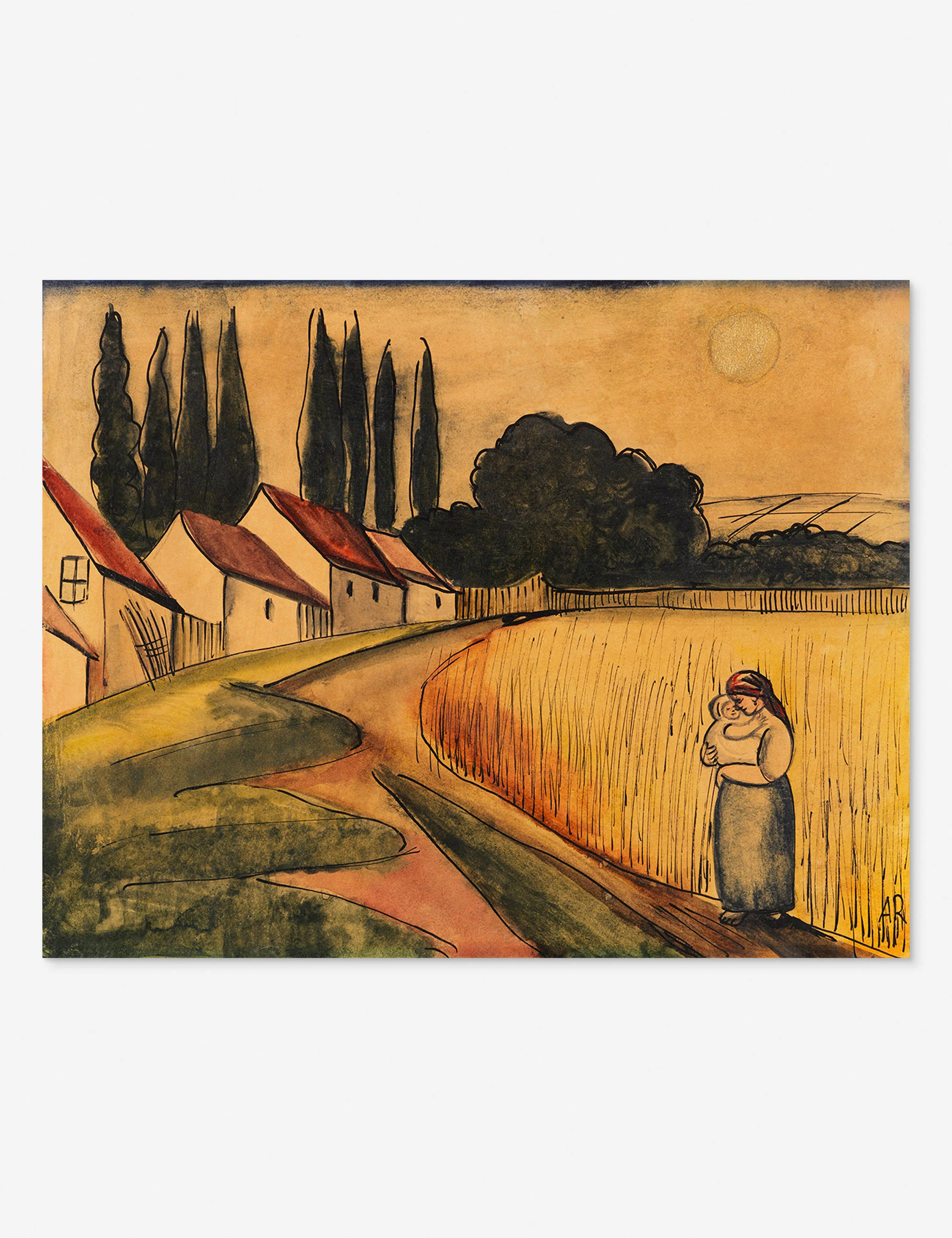 Bäuerin mit Kind (Farmer's Wife with Child) Print by Anita Rée