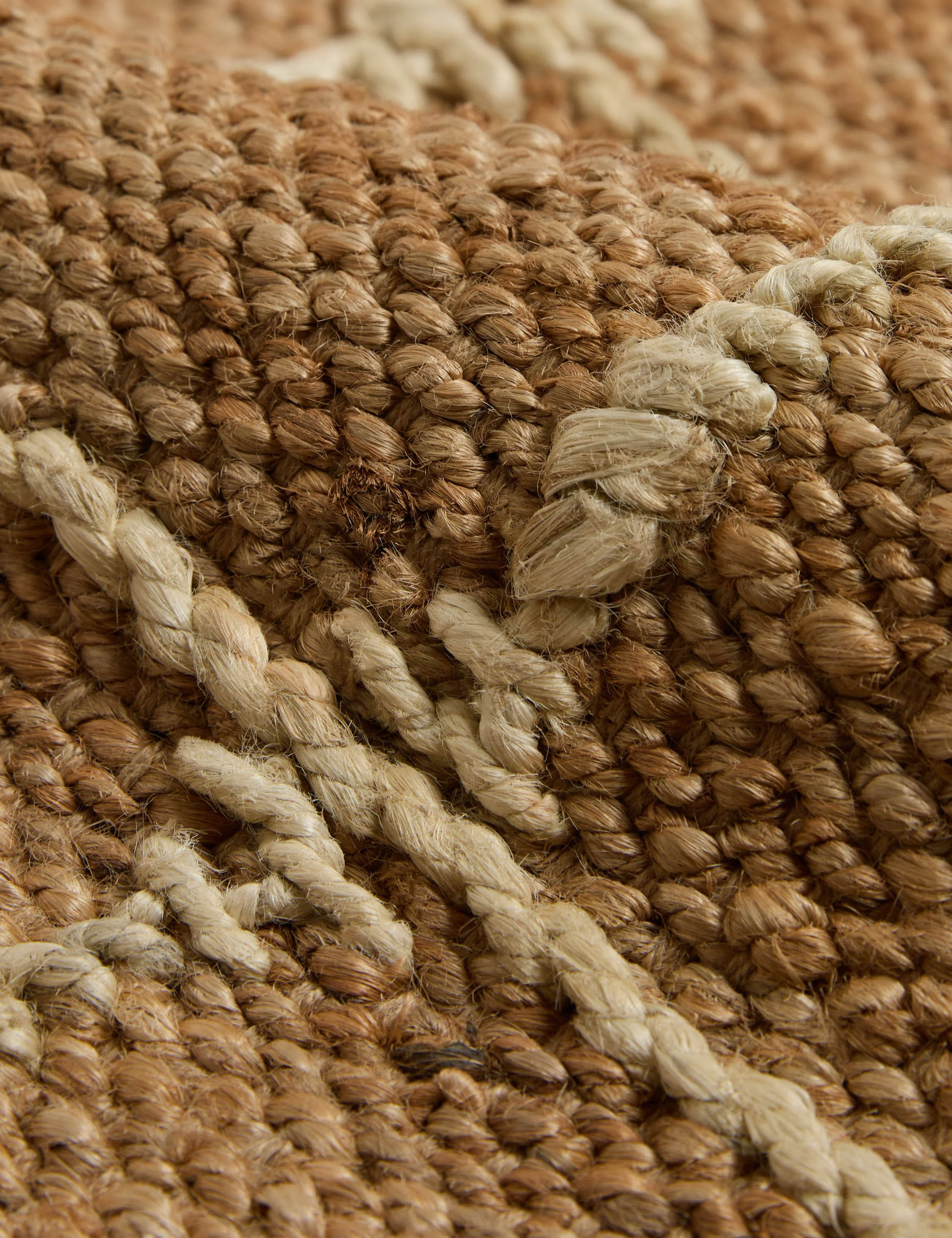 Beddow Flatweave Jute Rug Swatch by Jake Arnold, Natural - Image 2