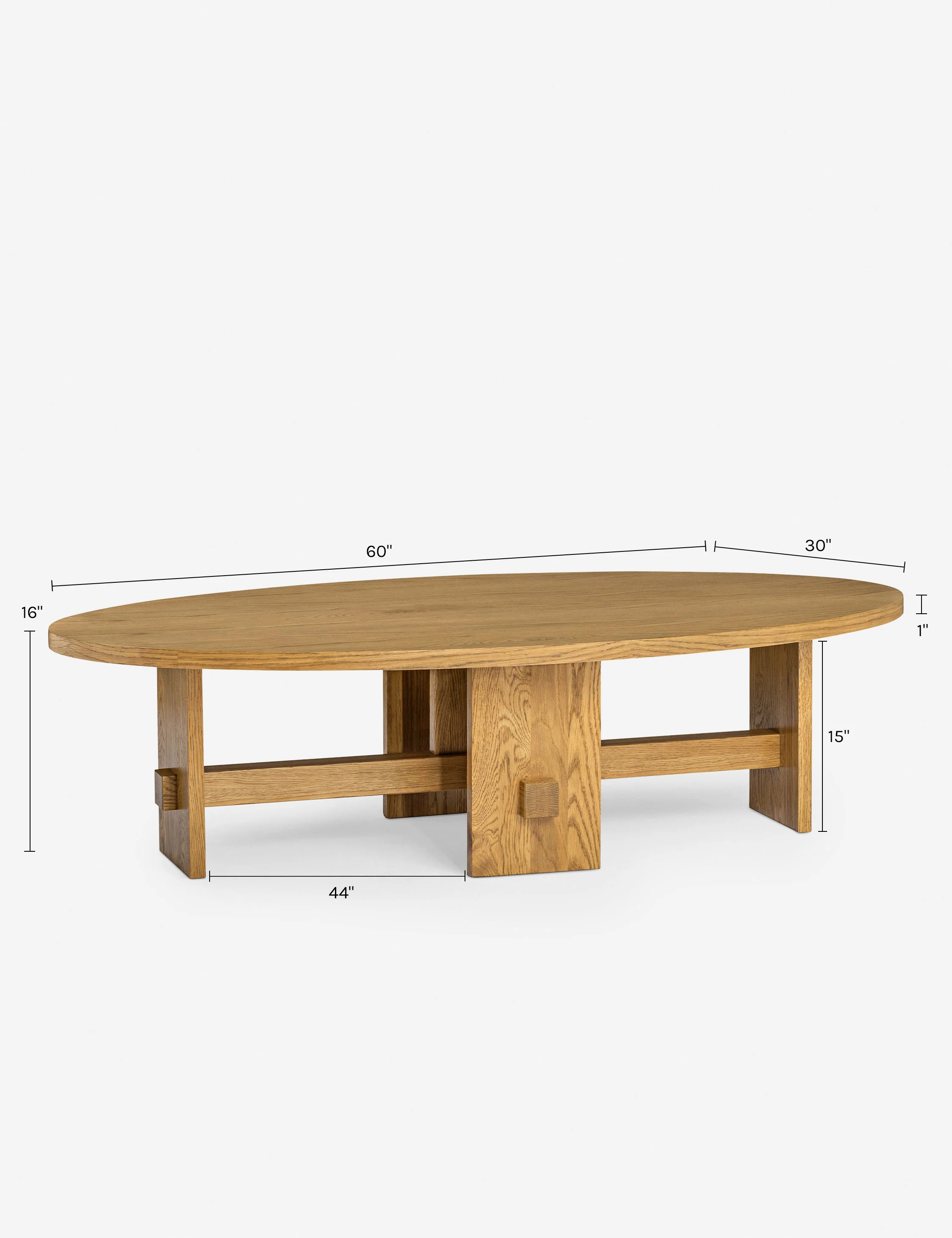 Campos Oval Coffee Table - Image 6