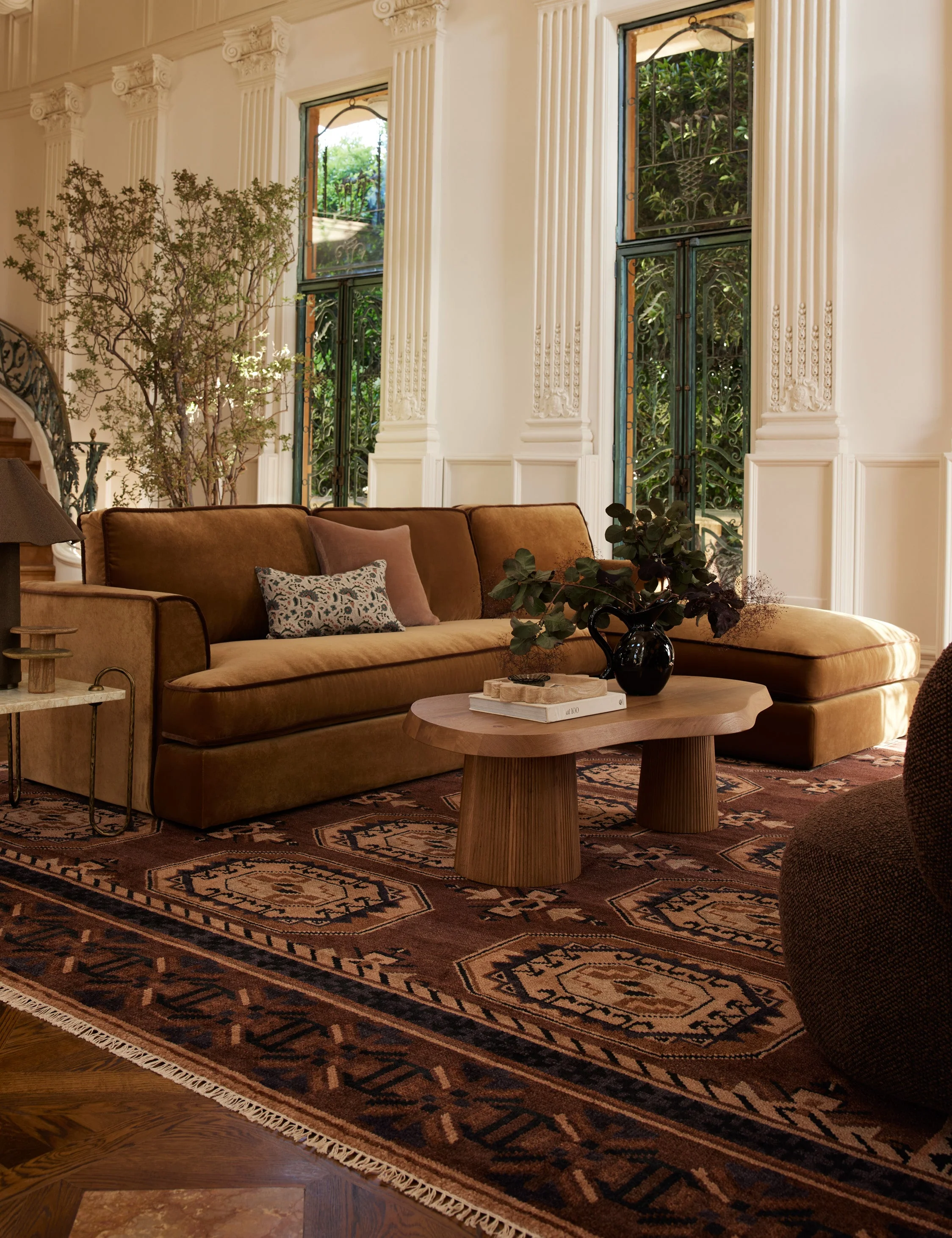 Caprice Hand-Knotted Wool Rug Swatch