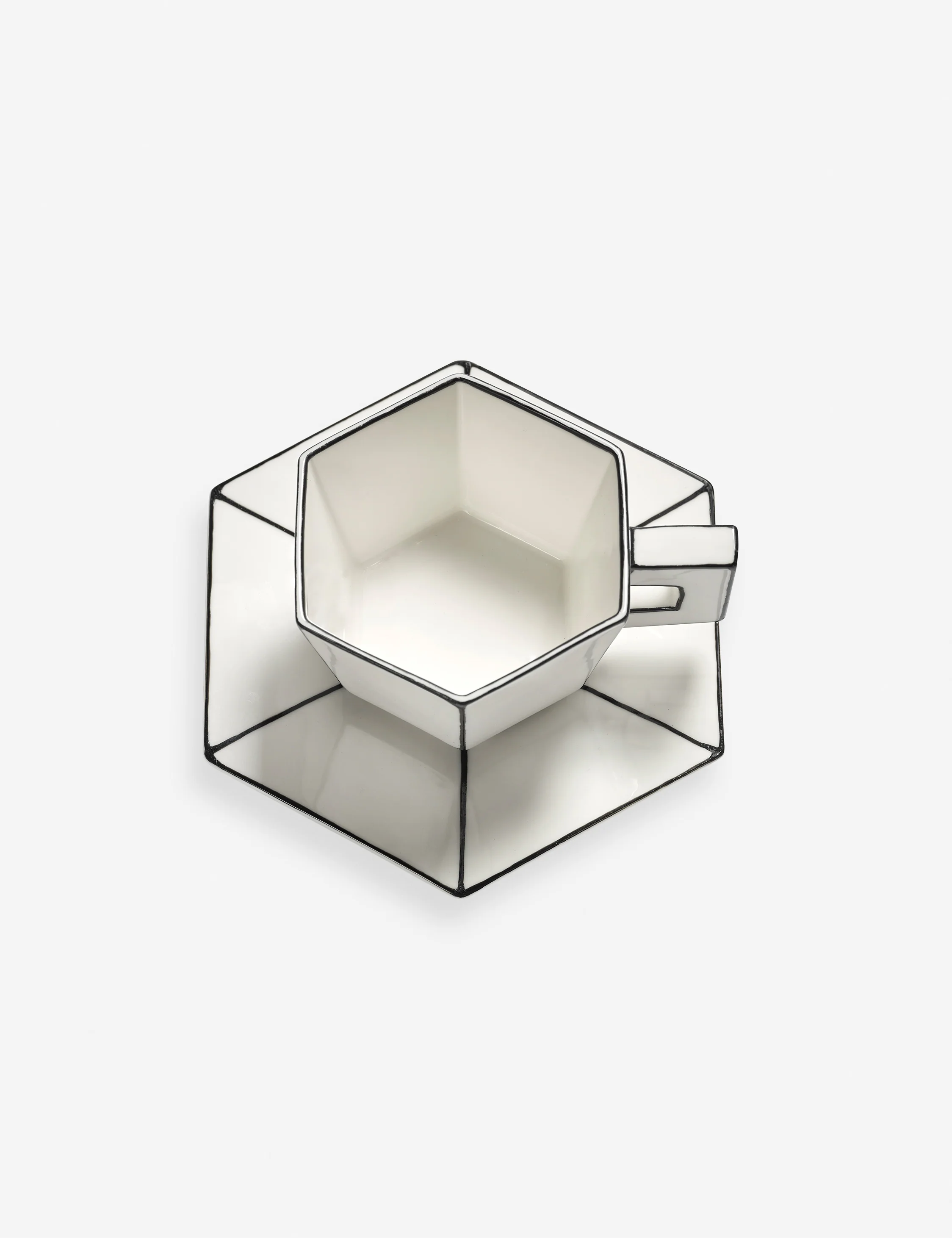 Carte Blanche Cappuccino Cup and Saucer by Annebet Philips x Serax - Image 3