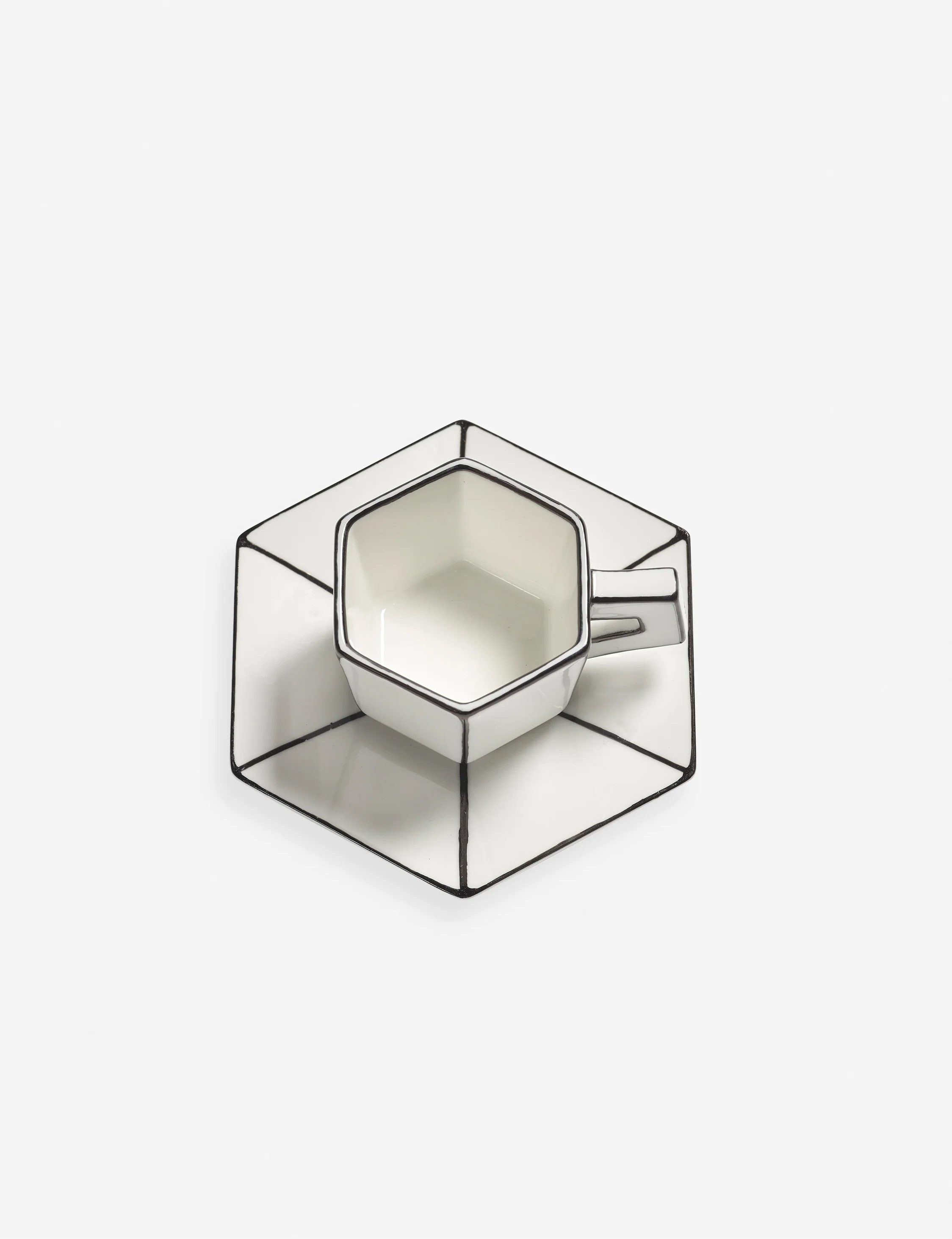 Carte Blanche Espresso Cup and Saucer by Annebet Philips x Serax - Image 3