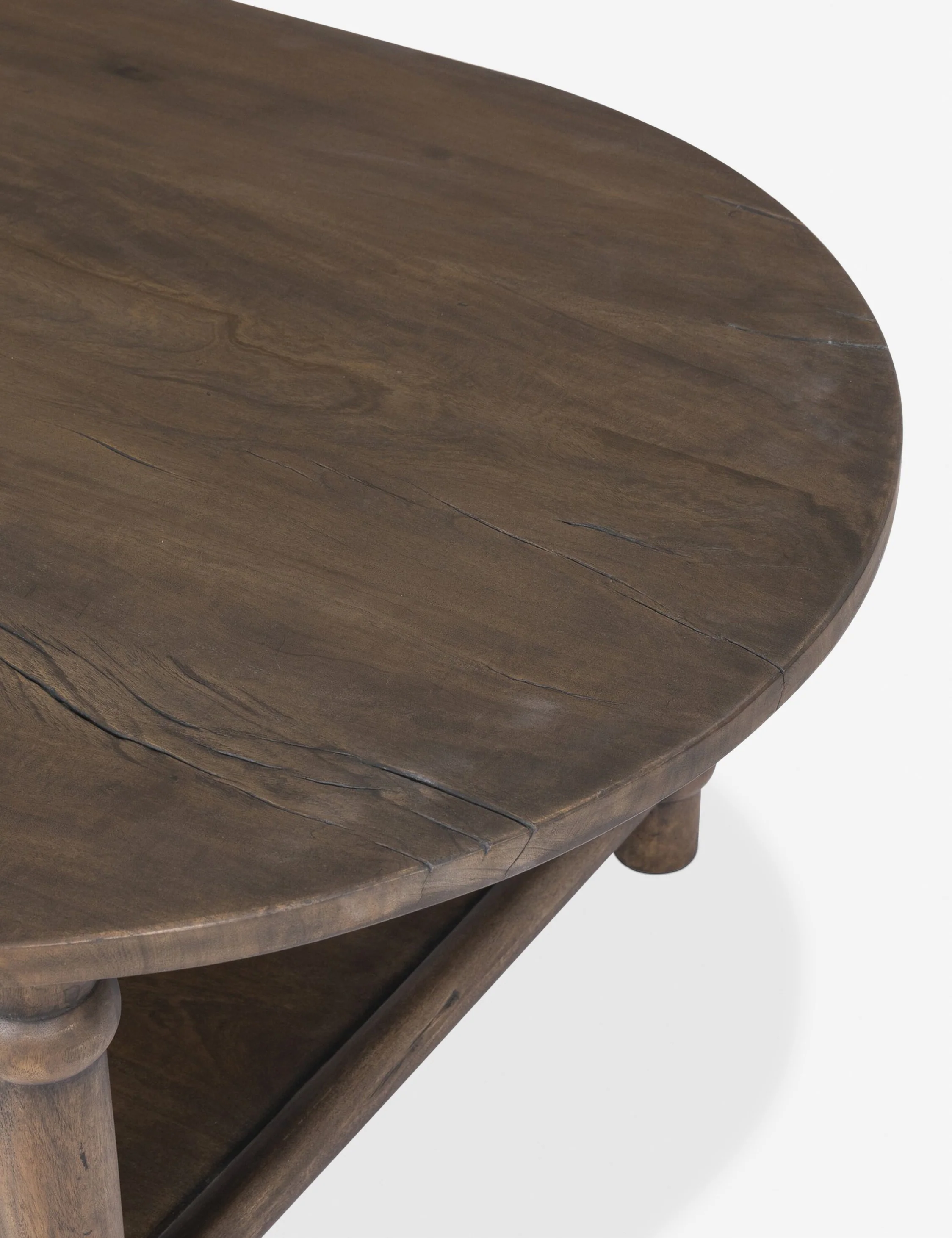 Charnes Oval Coffee Table by Amber Lewis x Four Hands - Image 5