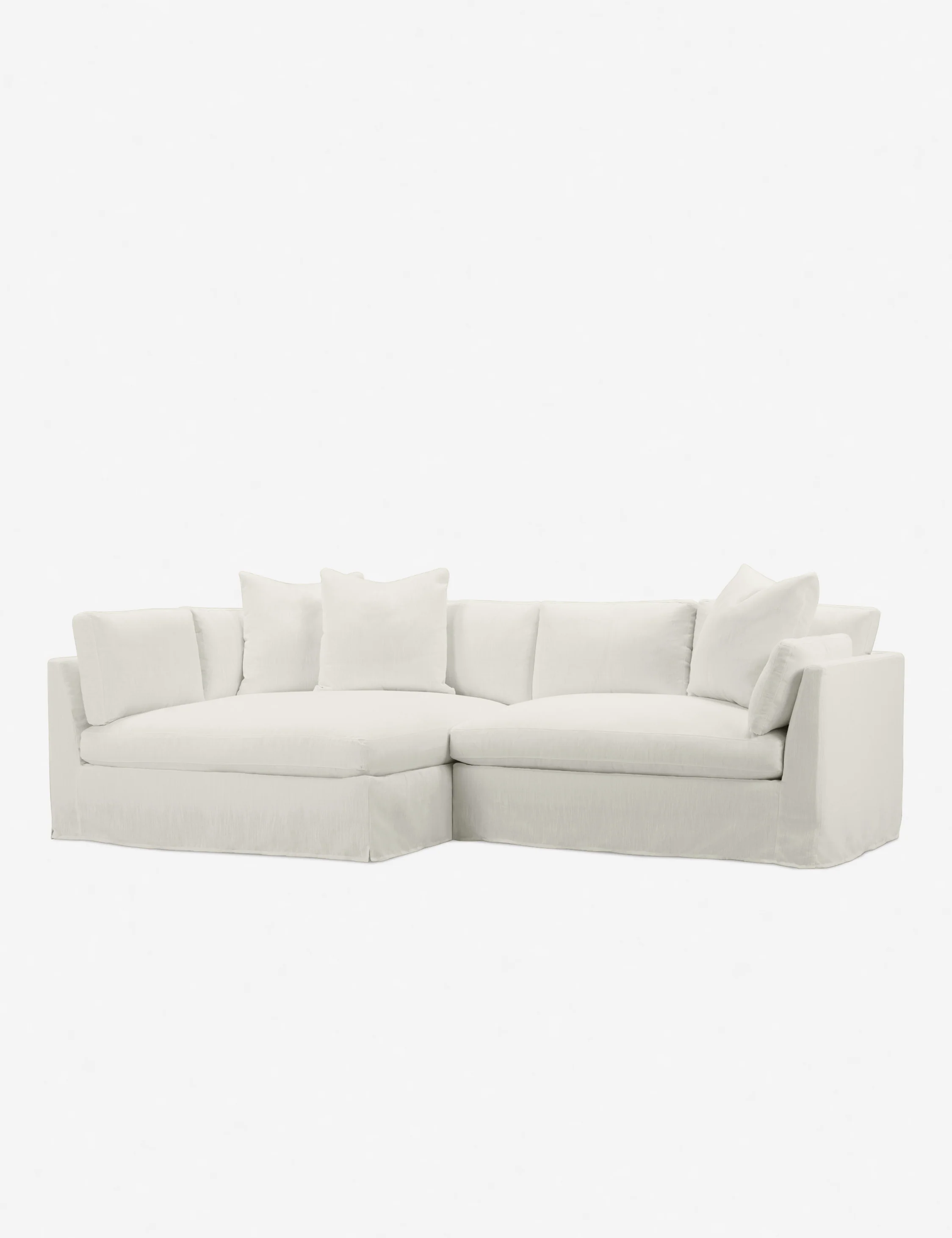 Coen Slipcover Sectional Sofa - Image 14