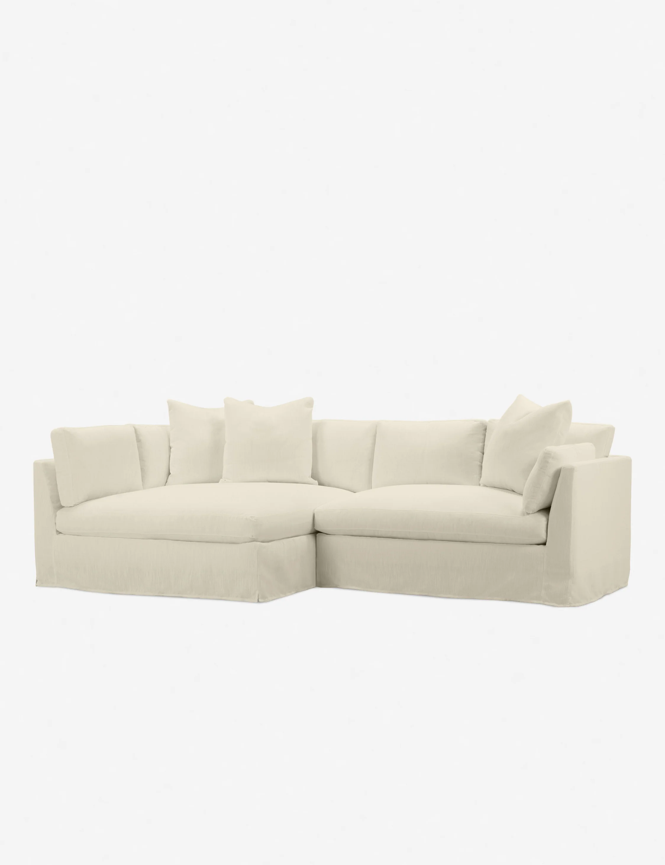 Coen Slipcover Sectional Sofa - Image 6