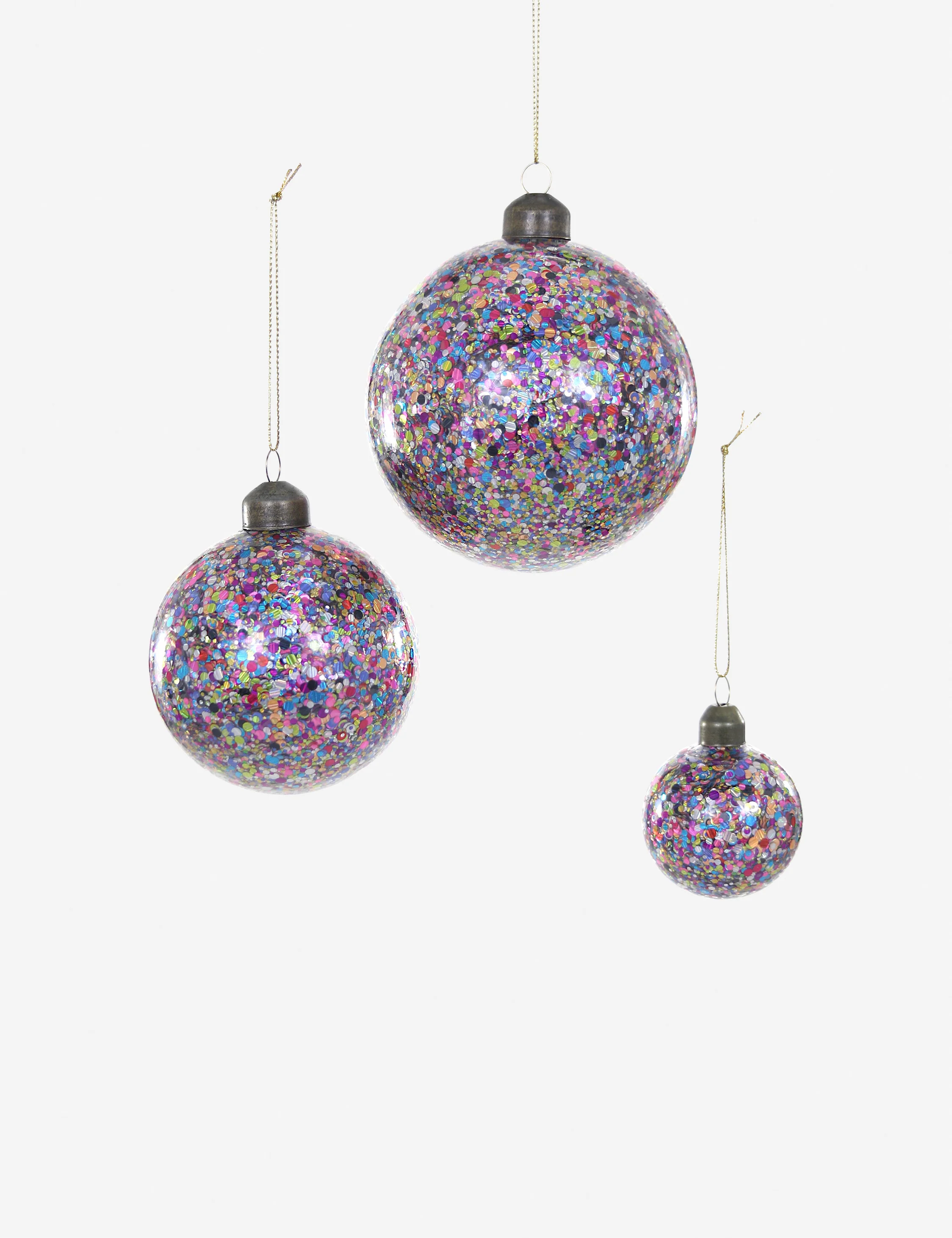 Confetti Bauble Ornaments (Set of 3) by Cody Foster and Co - Image 2