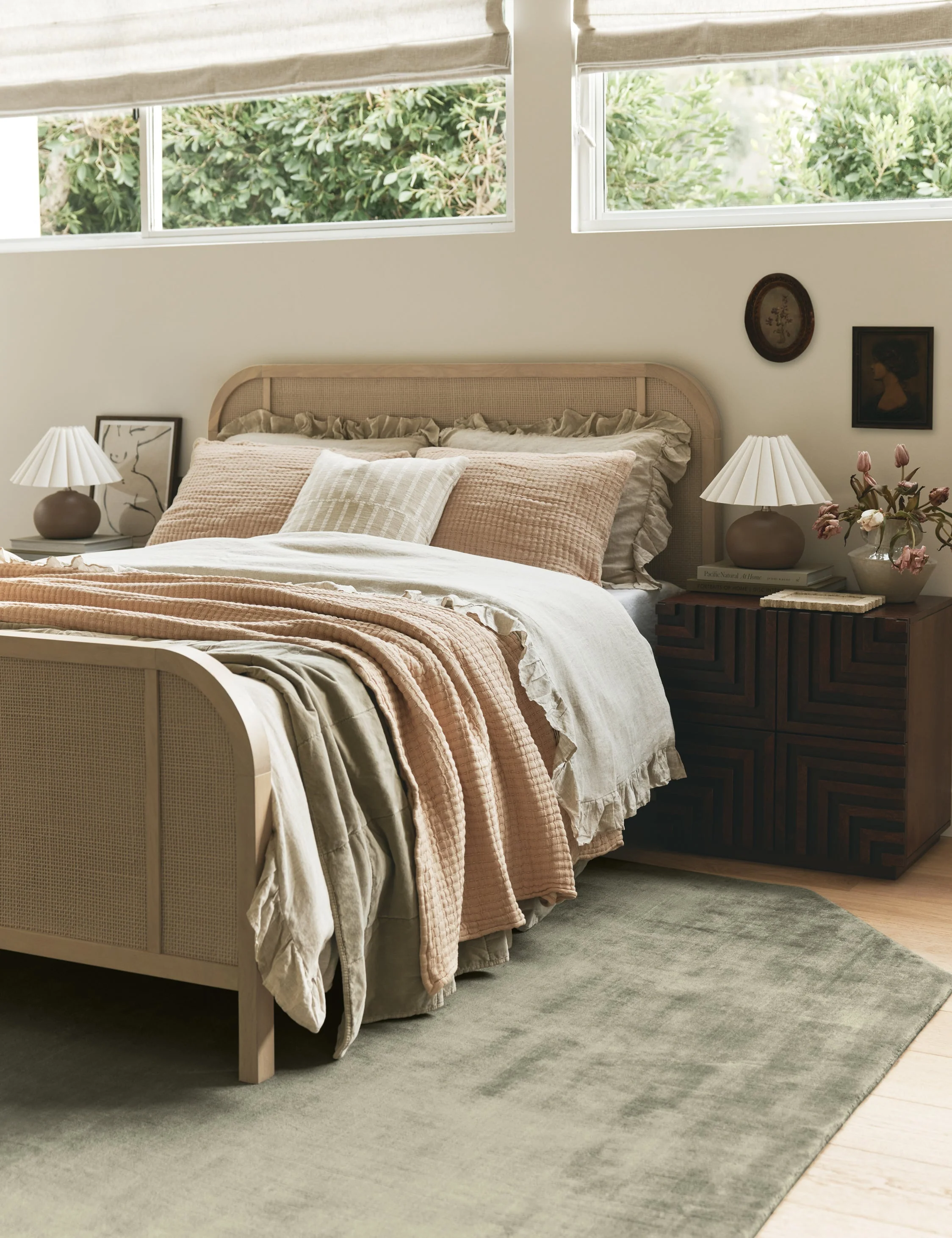 Damara Hand-Loomed Rug Swatch, Sage - Image 5