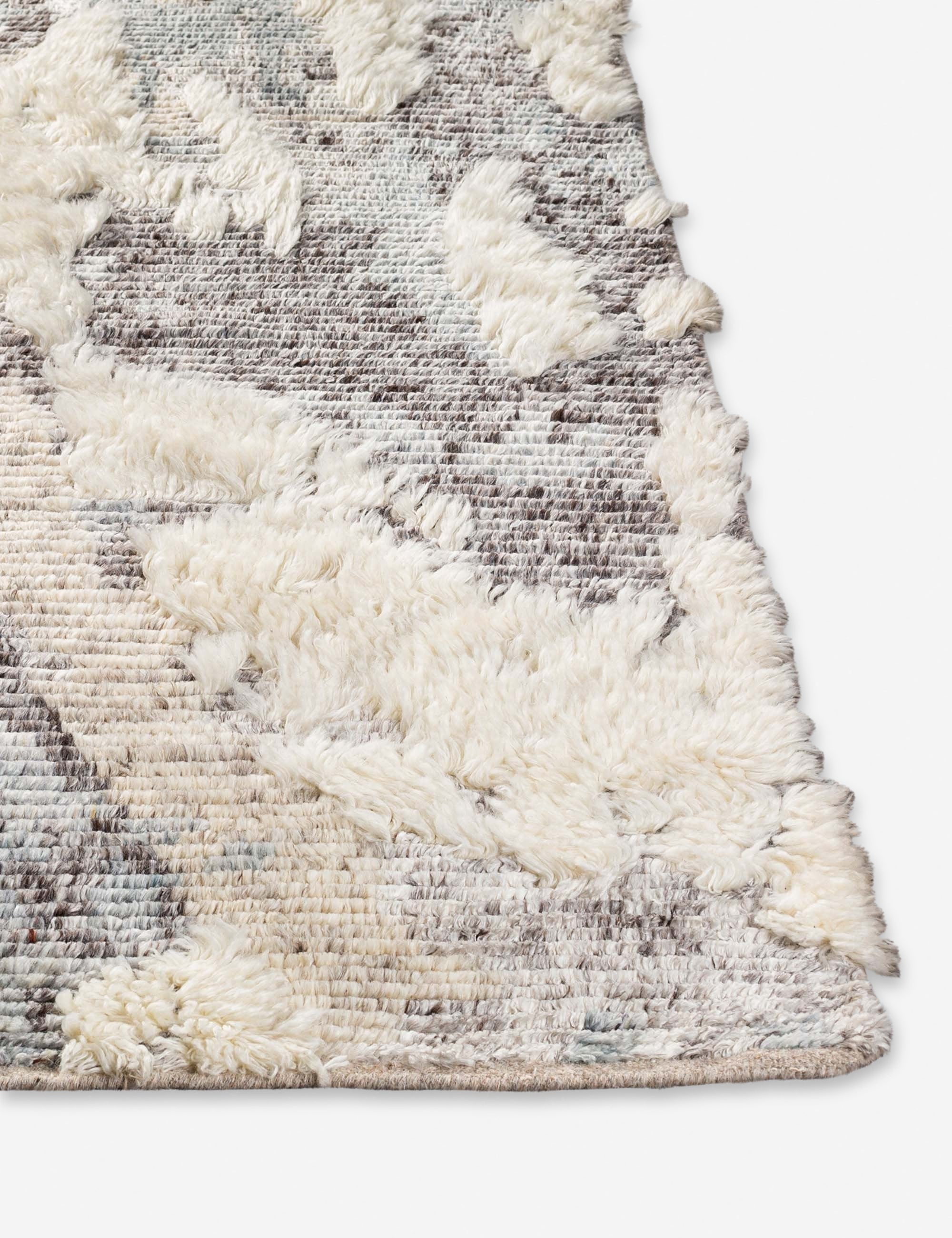 Dasia Hand-Knotted Wool Moroccan Shag Rug - Image 5