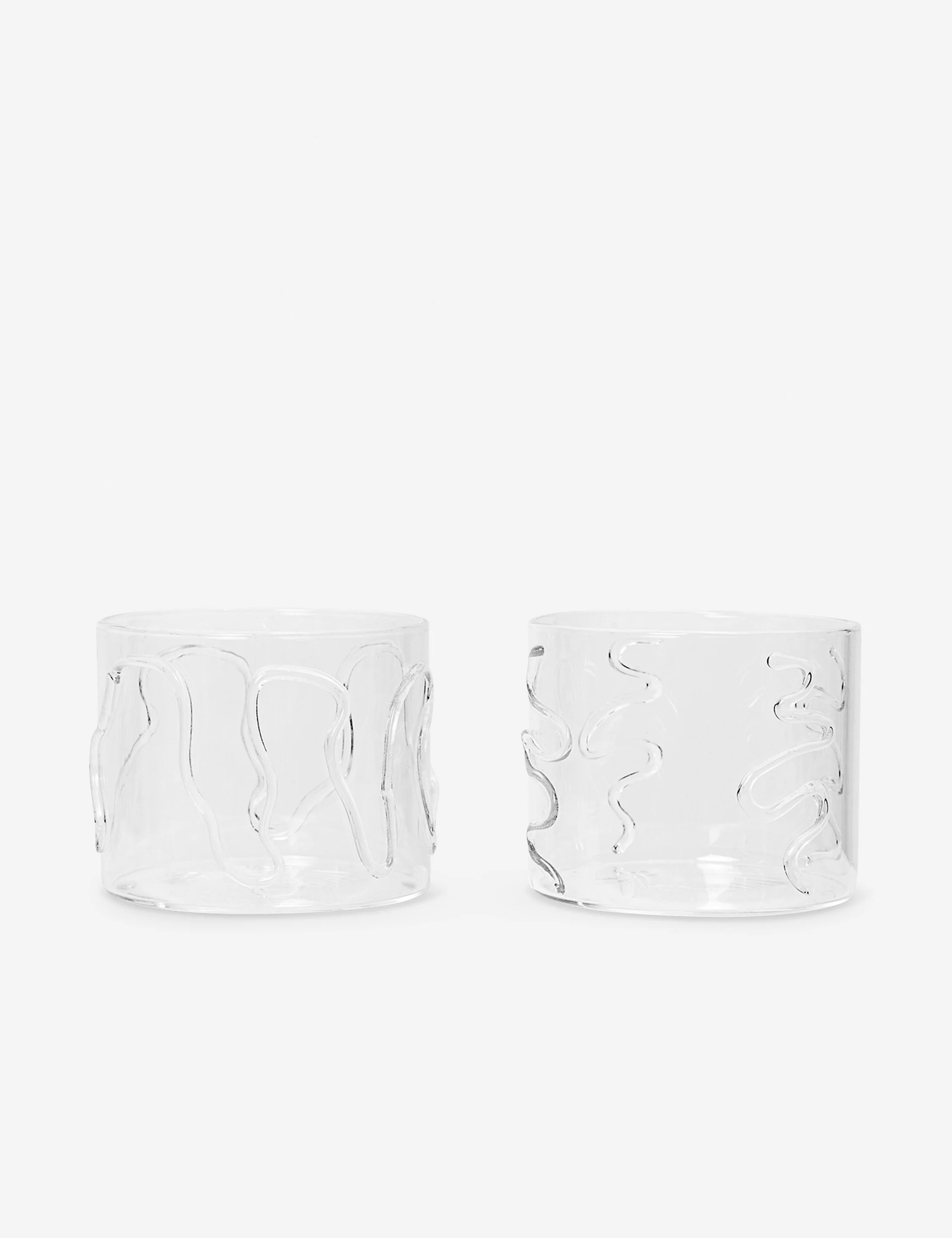 Doodle Glasses (Set of 2) by Ferm Living - Image 3