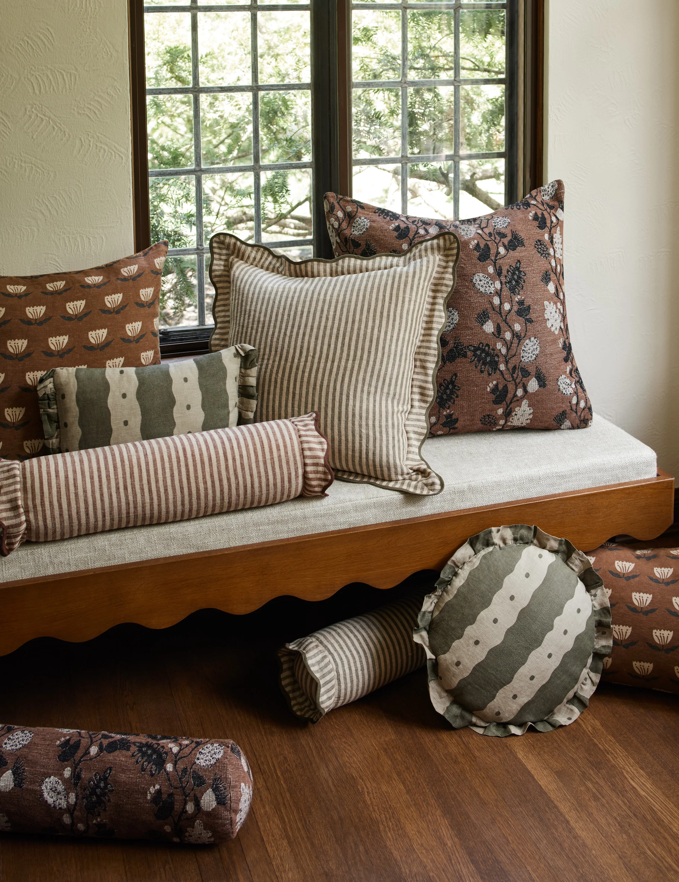 Dotti Linen Pillow by Sarah Sherman Samuel - Image 14