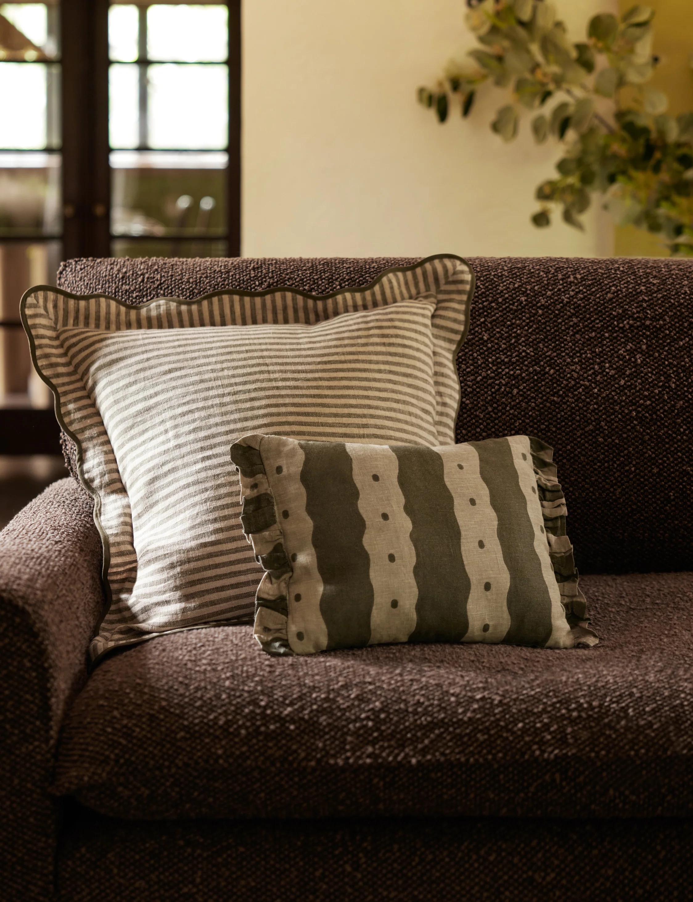Dotti Linen Pillow by Sarah Sherman Samuel - Image 6