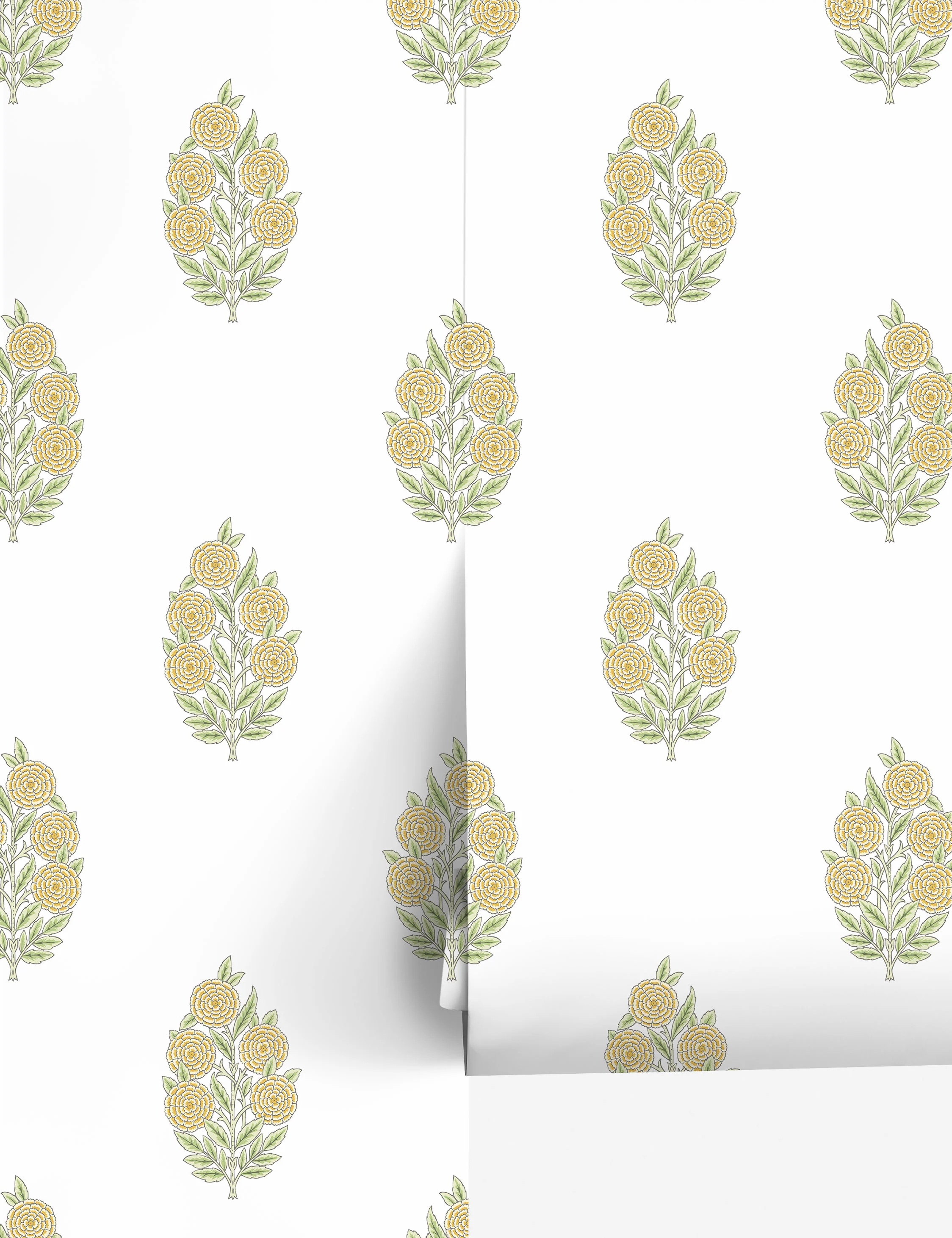 Dutch Floral Peel + Stick Wallpaper by Tamara Day - Image 3
