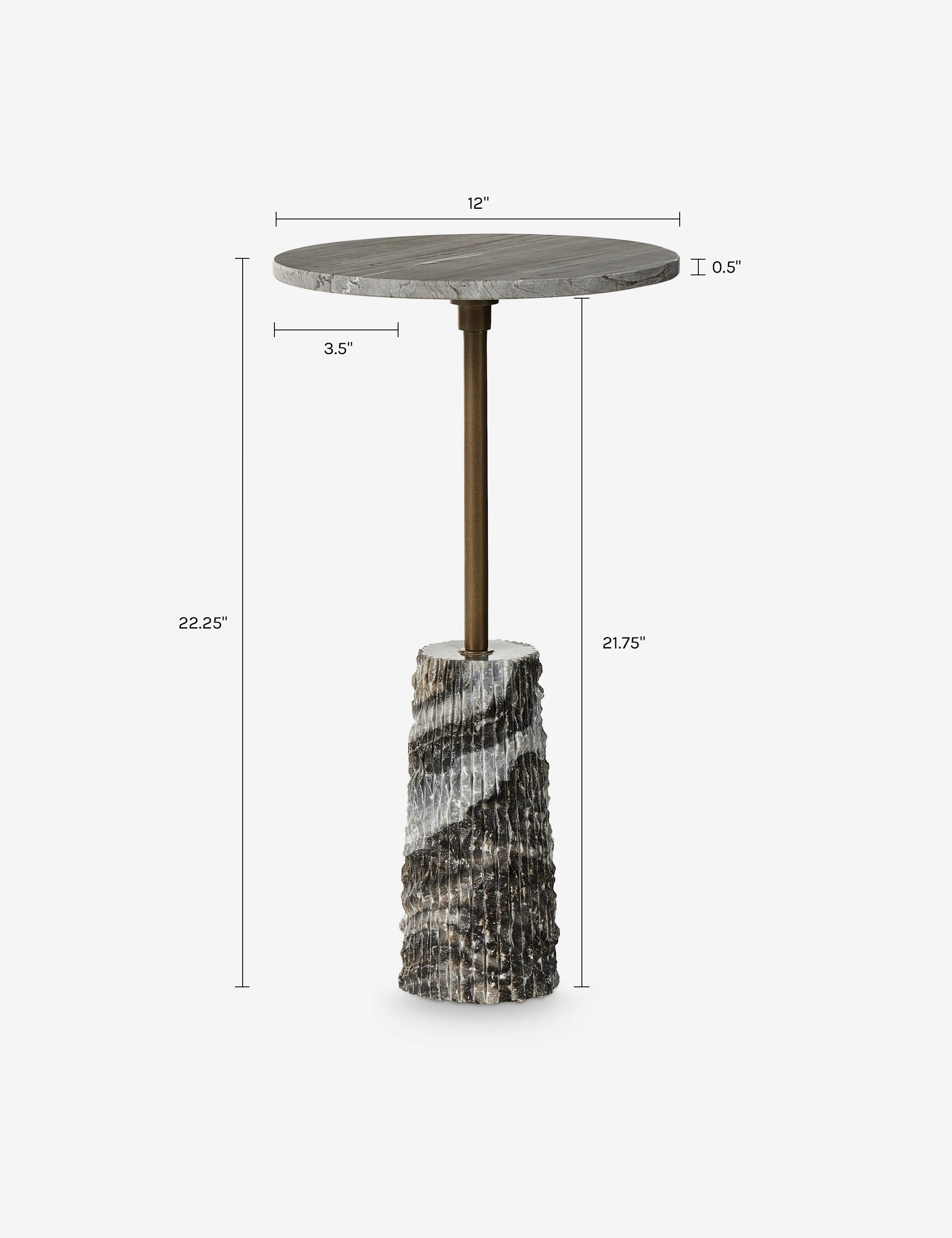 Fallow Round Side Table - Image 6