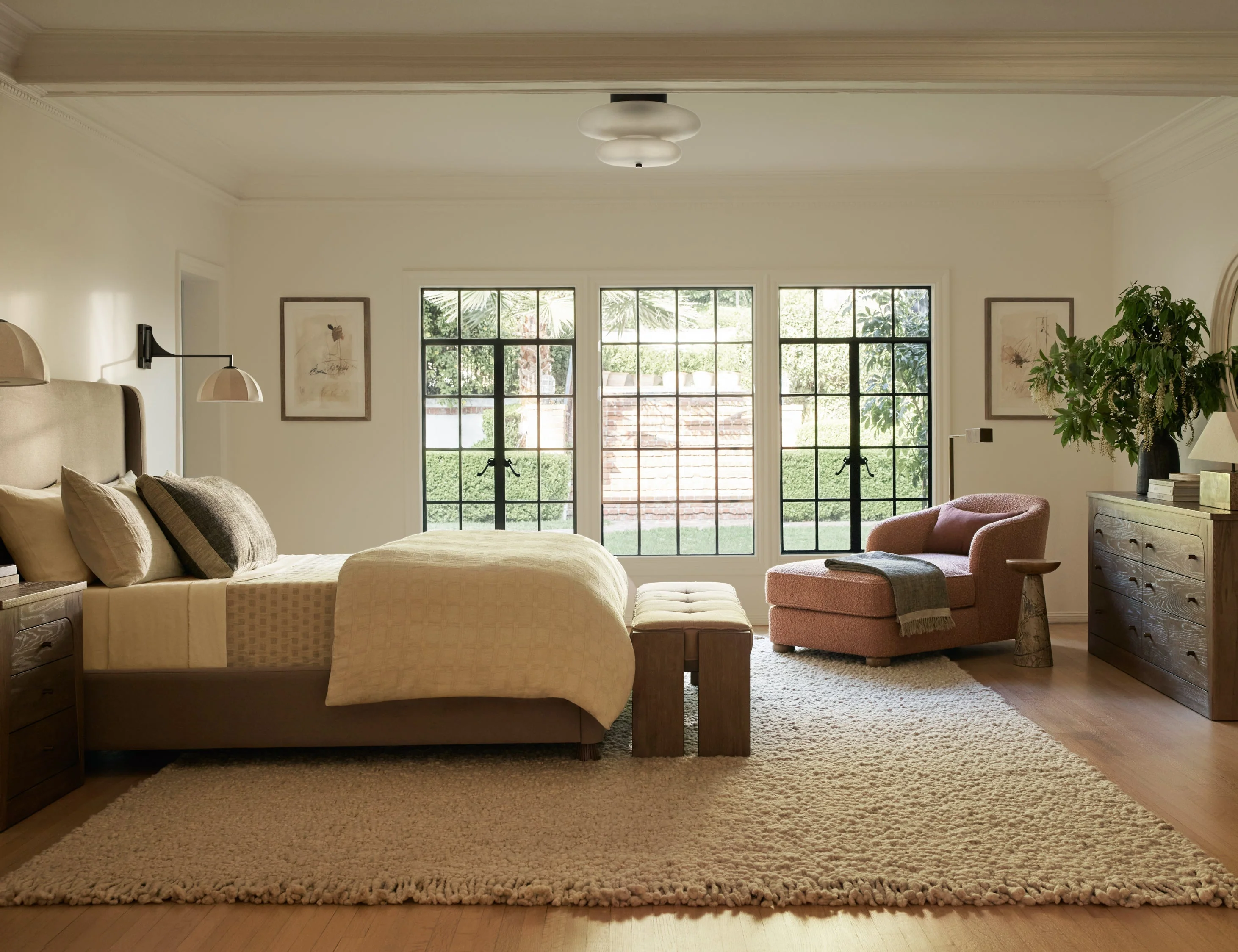 Furin Handwoven Wool Rug Swatch  by DISC Interiors, Cream - Image 5