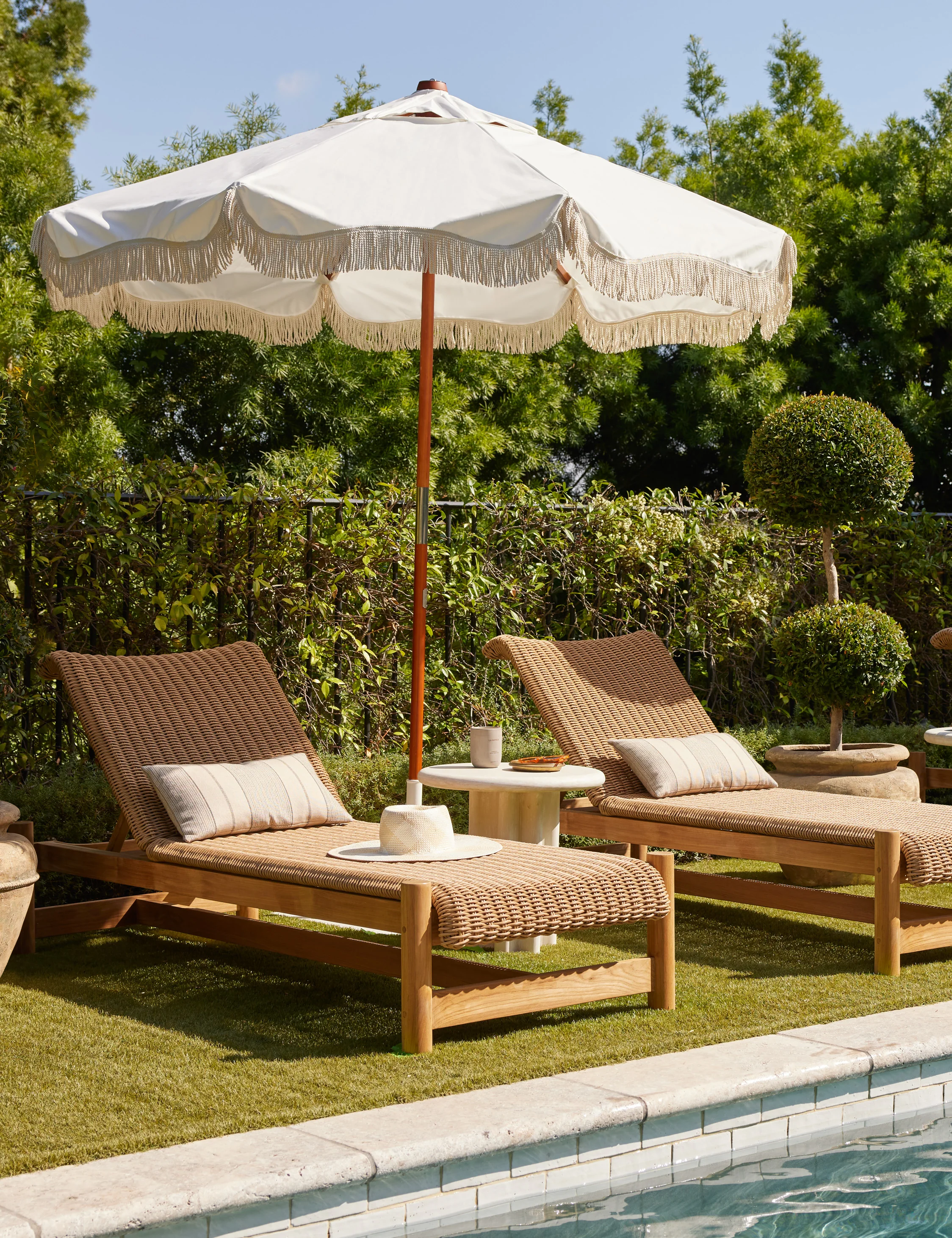 Gally Collection All Weather Wicker/Teak Swatch - Image 3