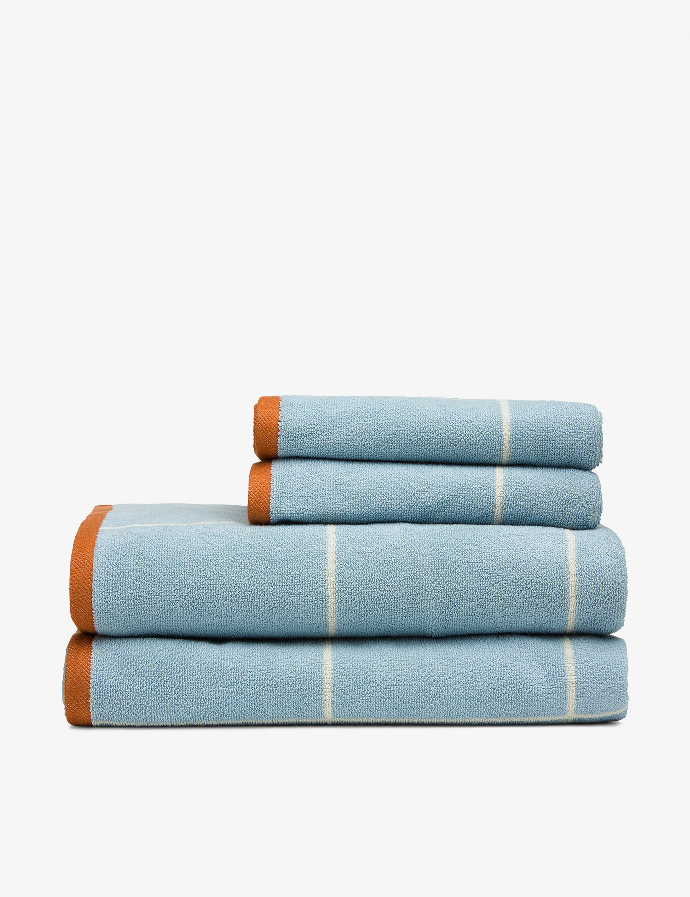 Grid Organic Cotton Towel by House No. 23 - Image 3