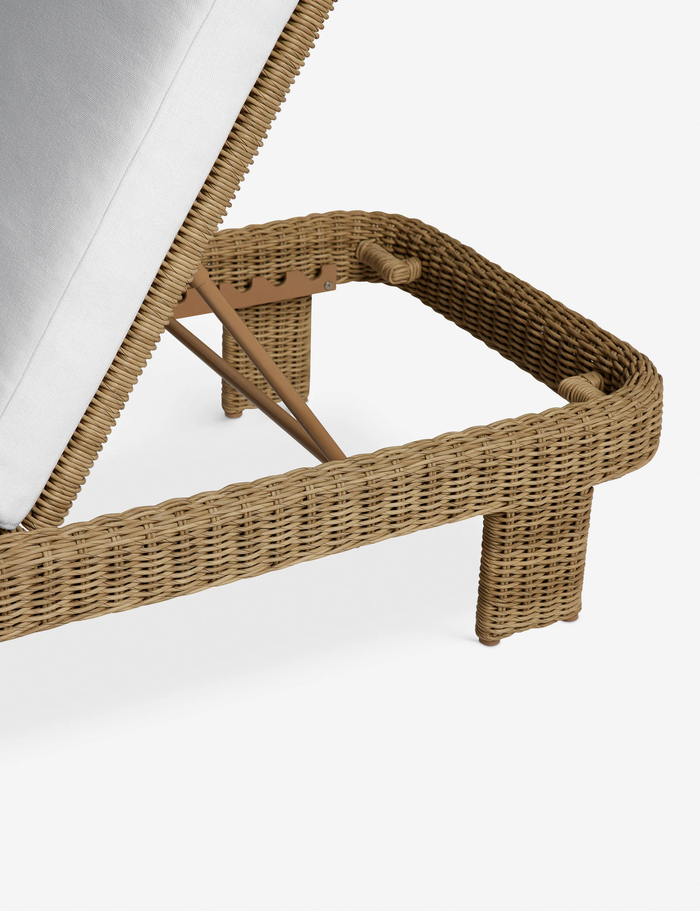 Hadler Outdoor Lounger, Ivory - Image 13