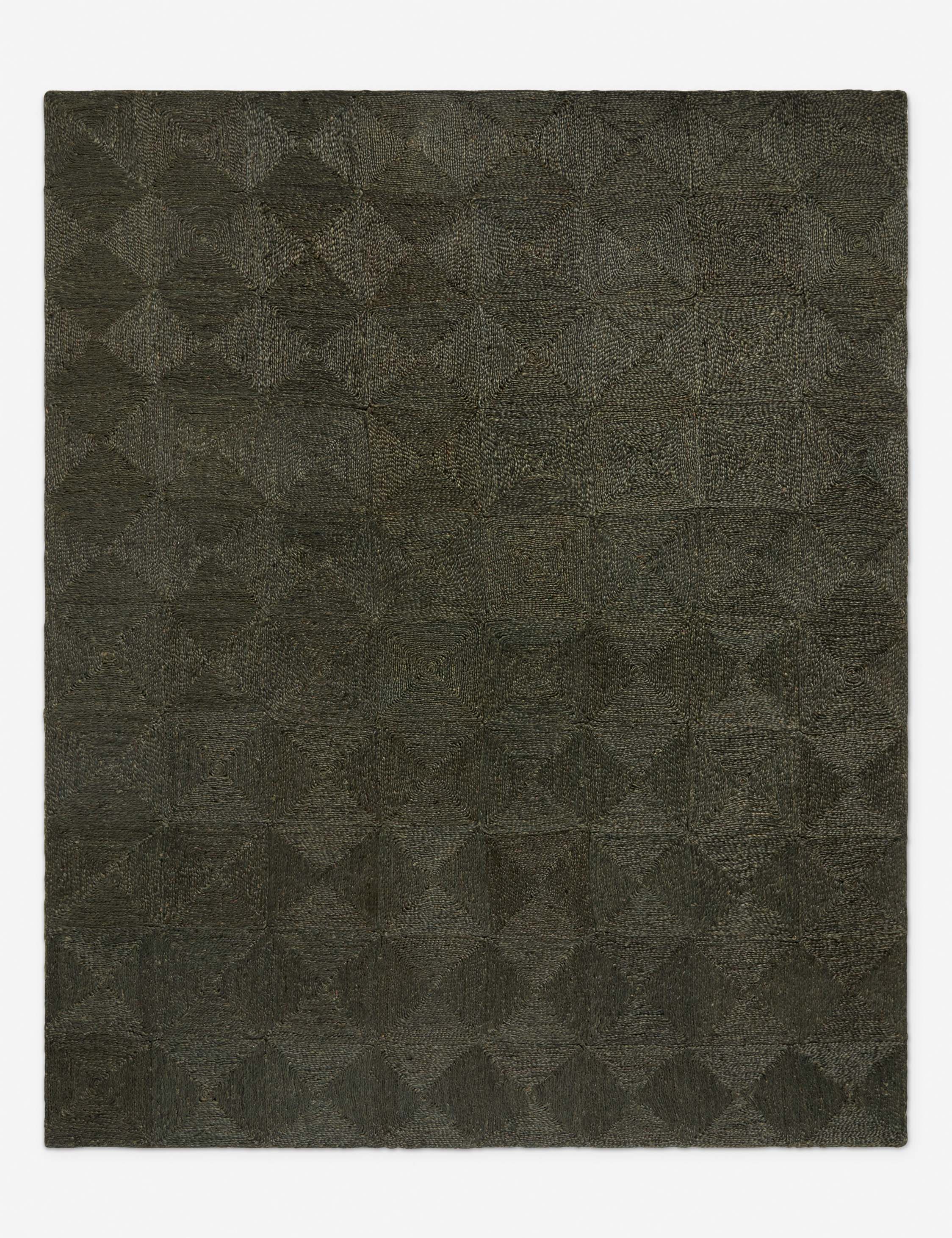 Havenhurst Handmade Jute Rug Swatch by Jake Arnold, Moss - Image 3