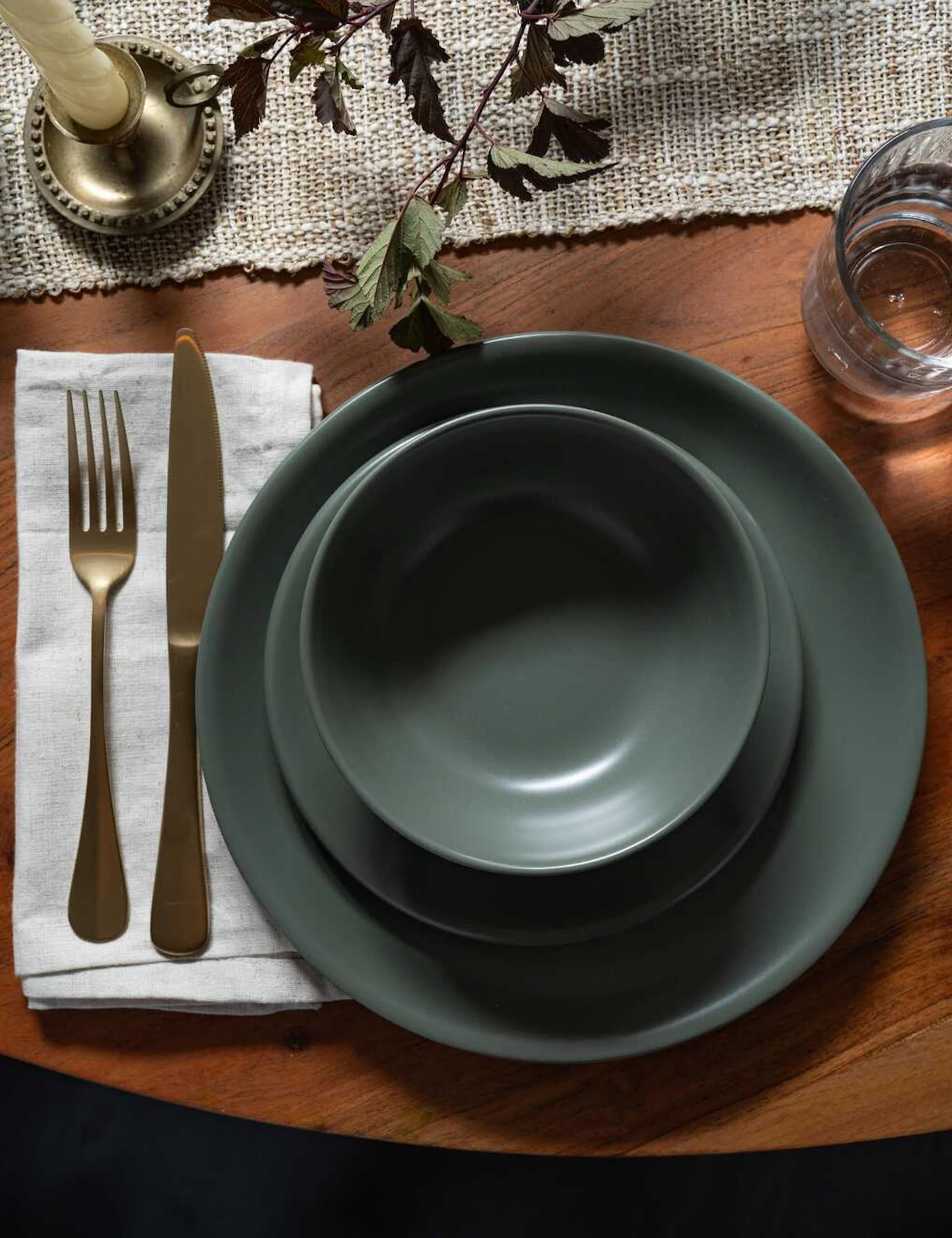 Heritage Stoneware Dinnerware by Hamkke