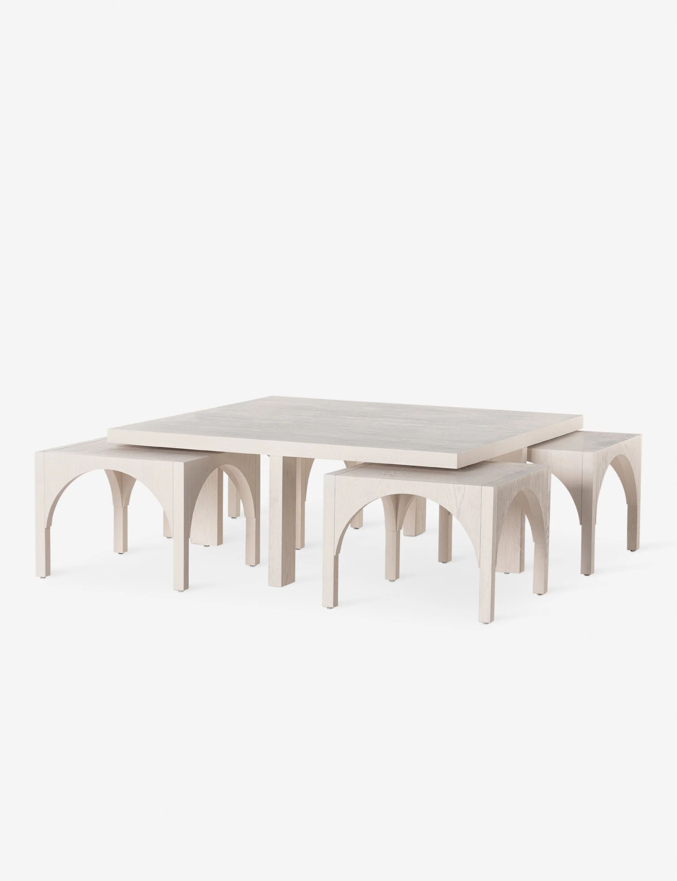 Hilgard Nesting Square Coffee Table (Set of 4) - Image 3
