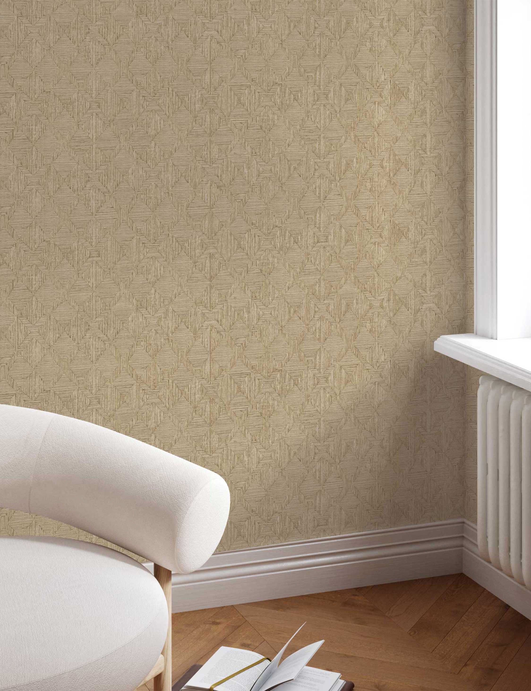 Hoffmann Faux Sisal Textured Peel + Stick Wallpaper by Jeremiah Brent - Image 14