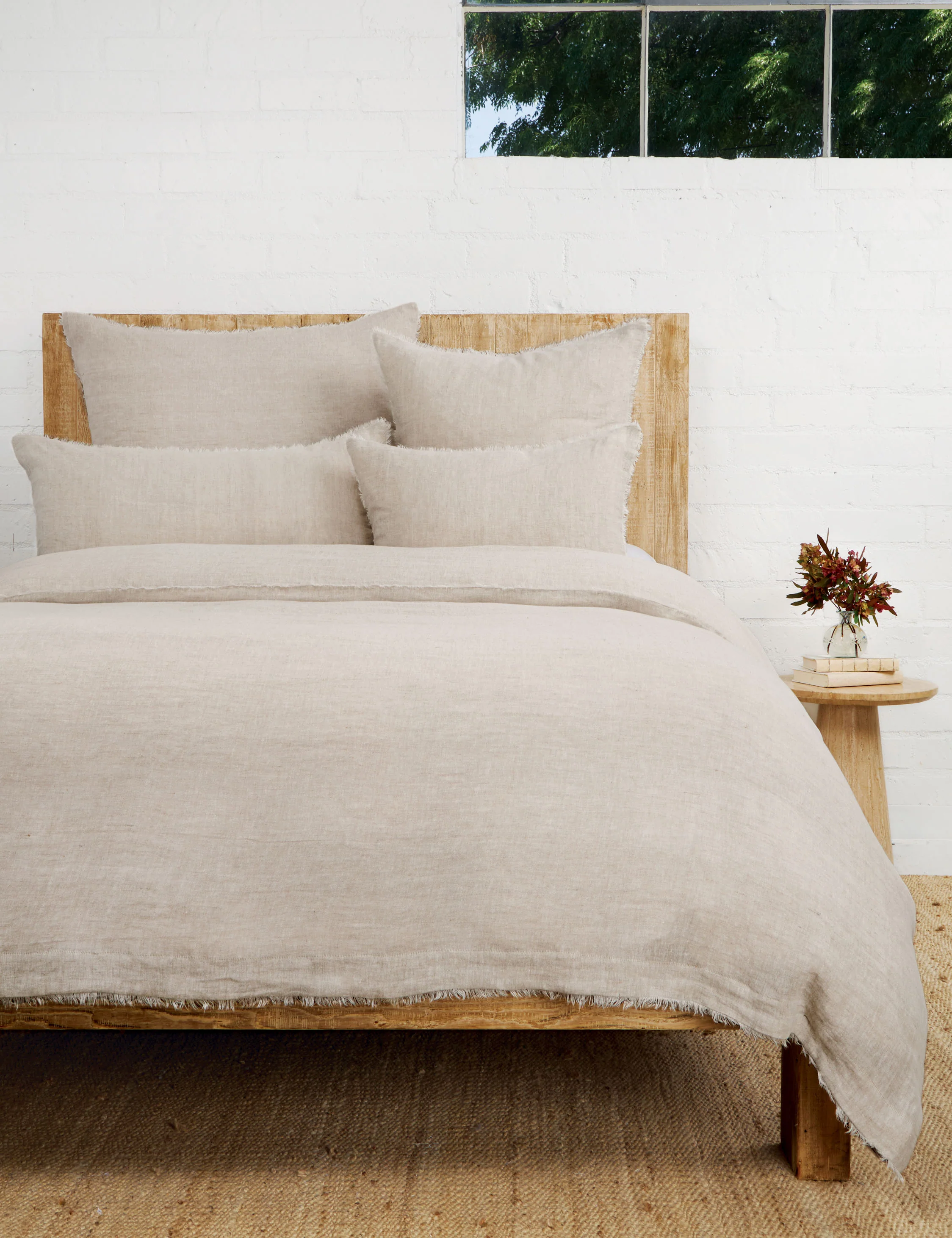 Hunter Linen Duvet Cover by Pom Pom at Home - Image 3