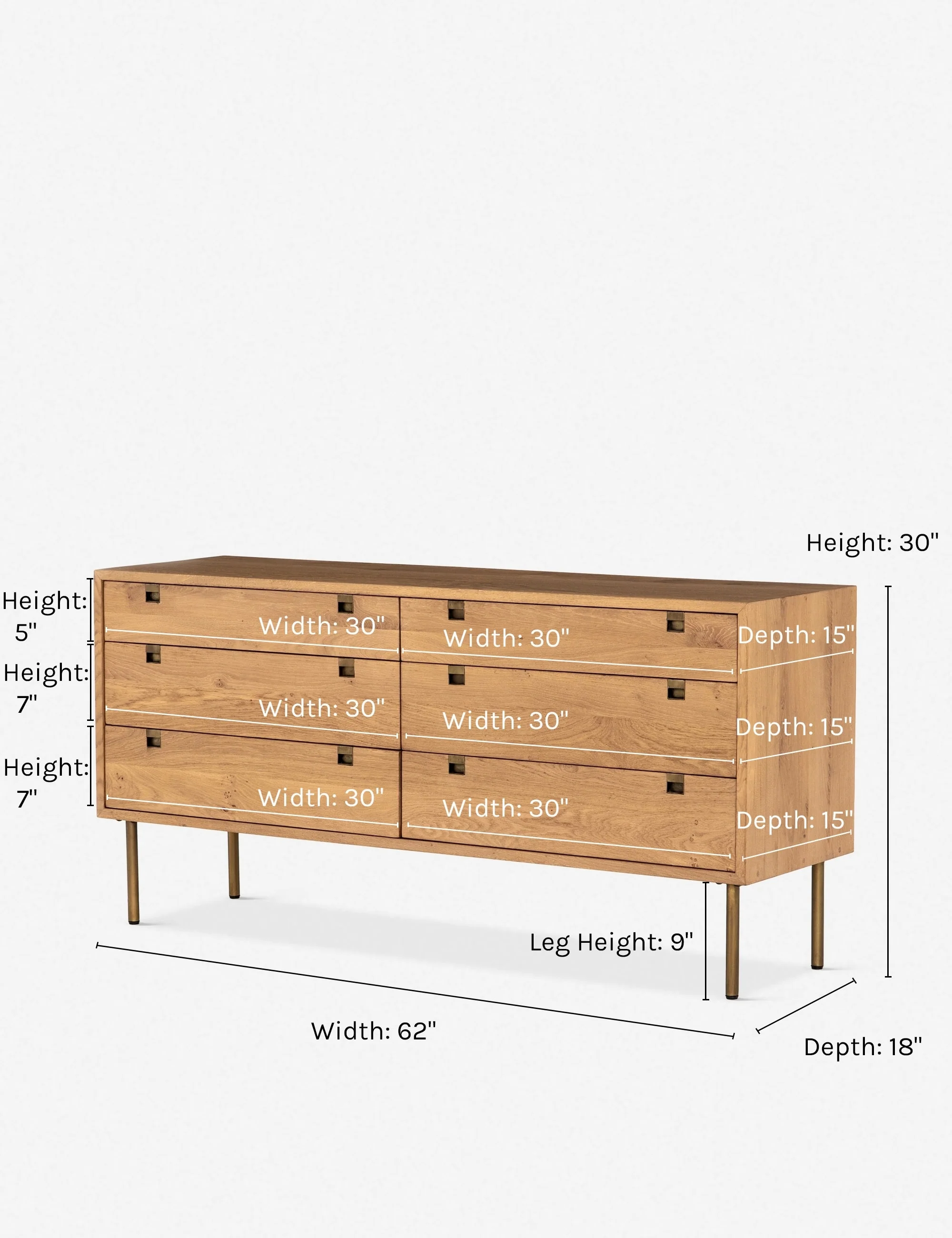 Karma 6-Drawer Dresser - Image 8