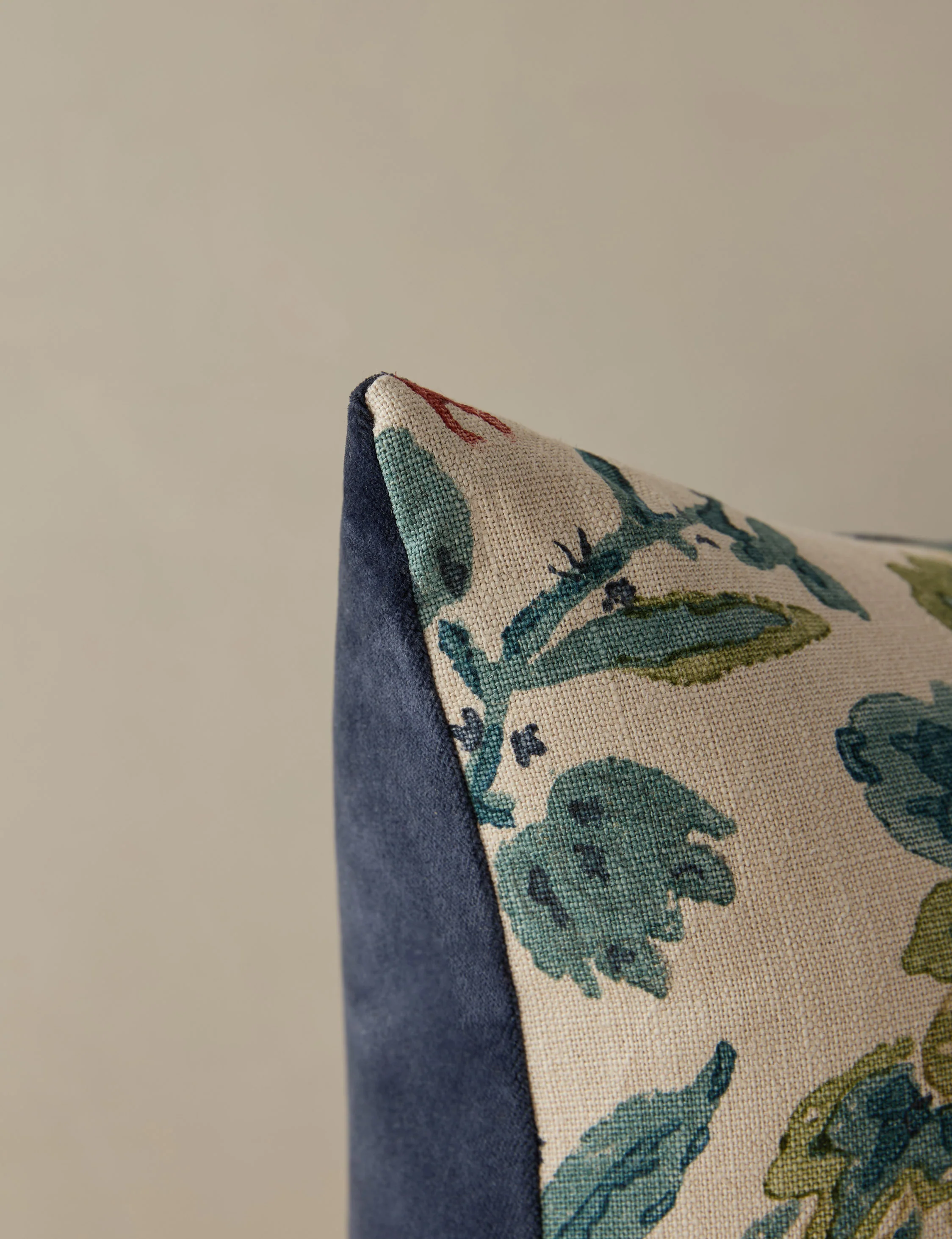 Kelmescott Linen Pillow by Scalamandre - Image 14