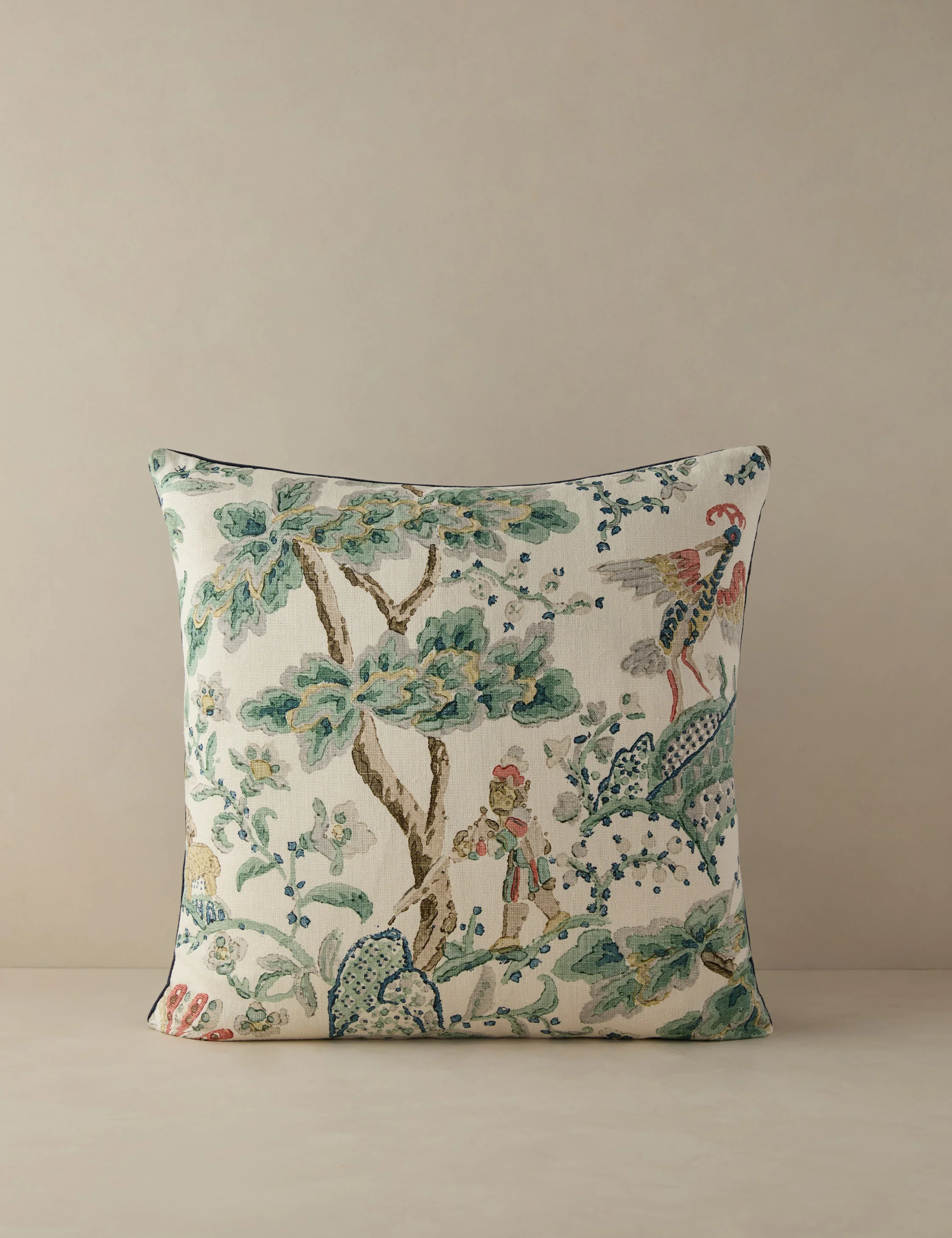 Kelmescott Linen Pillow by Scalamandre - Image 2