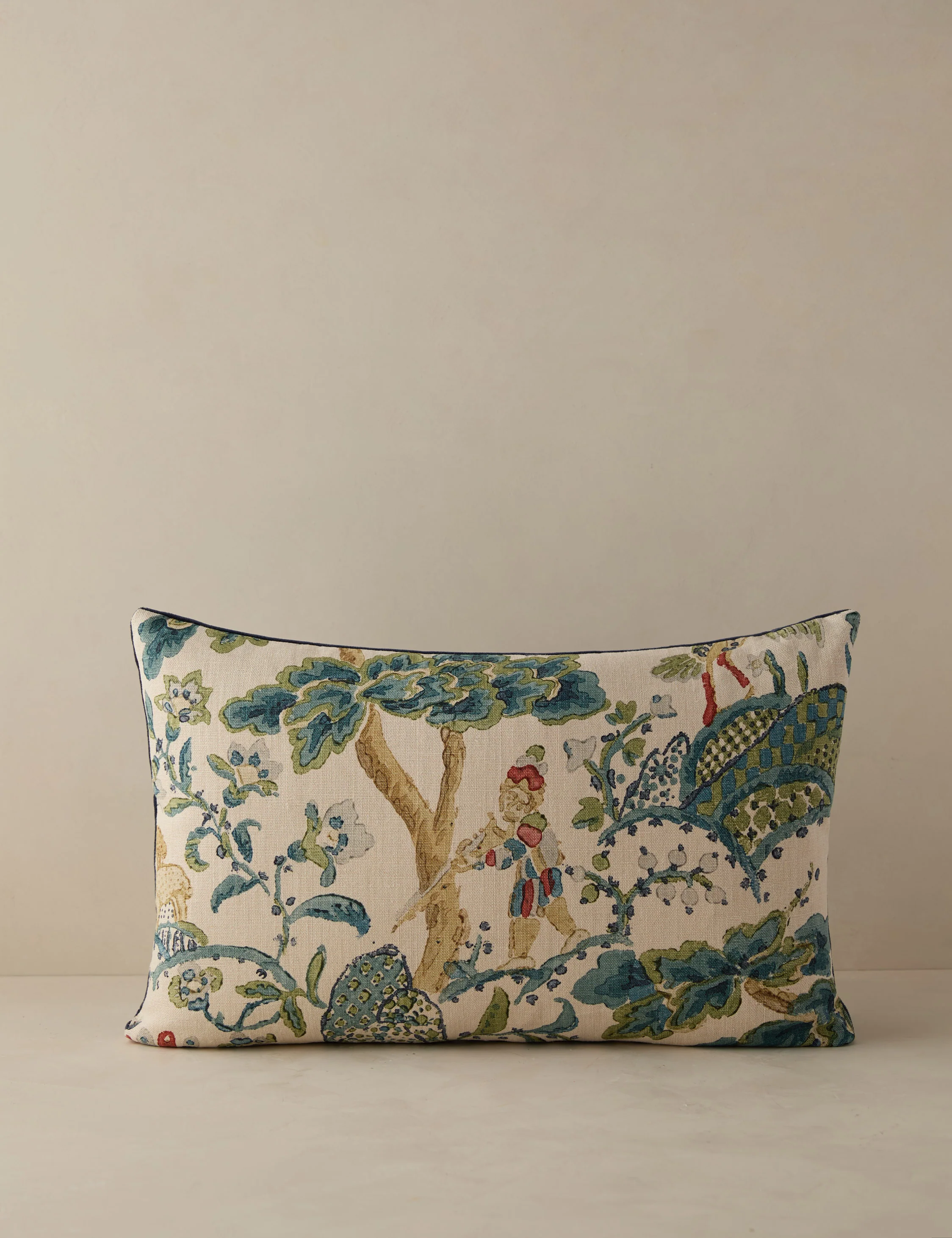 Kelmescott Linen Pillow by Scalamandre - Image 9