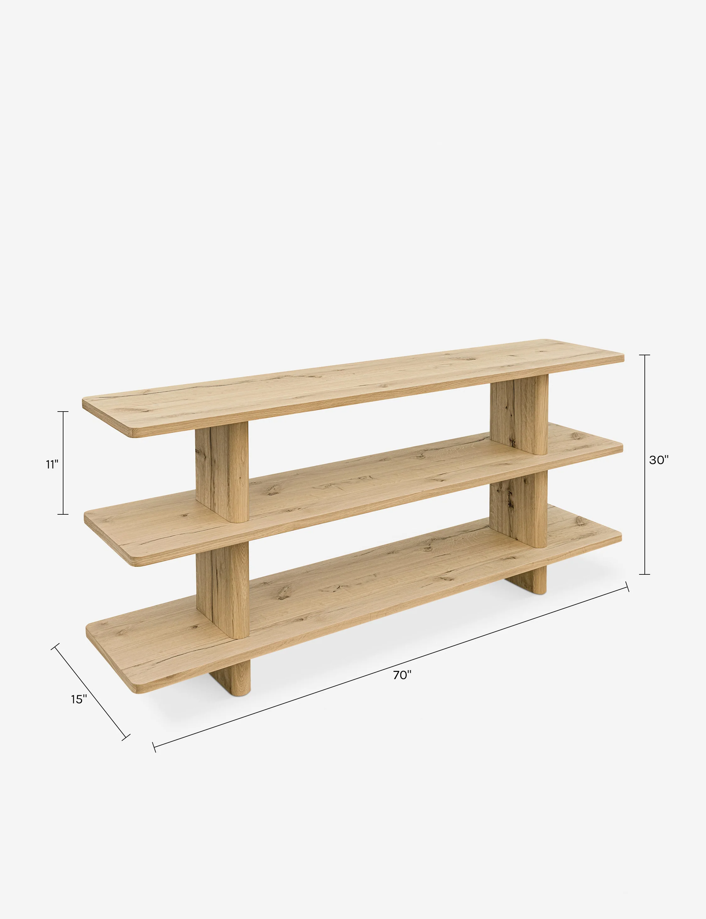 Khaza Low Bookcase - Image 12