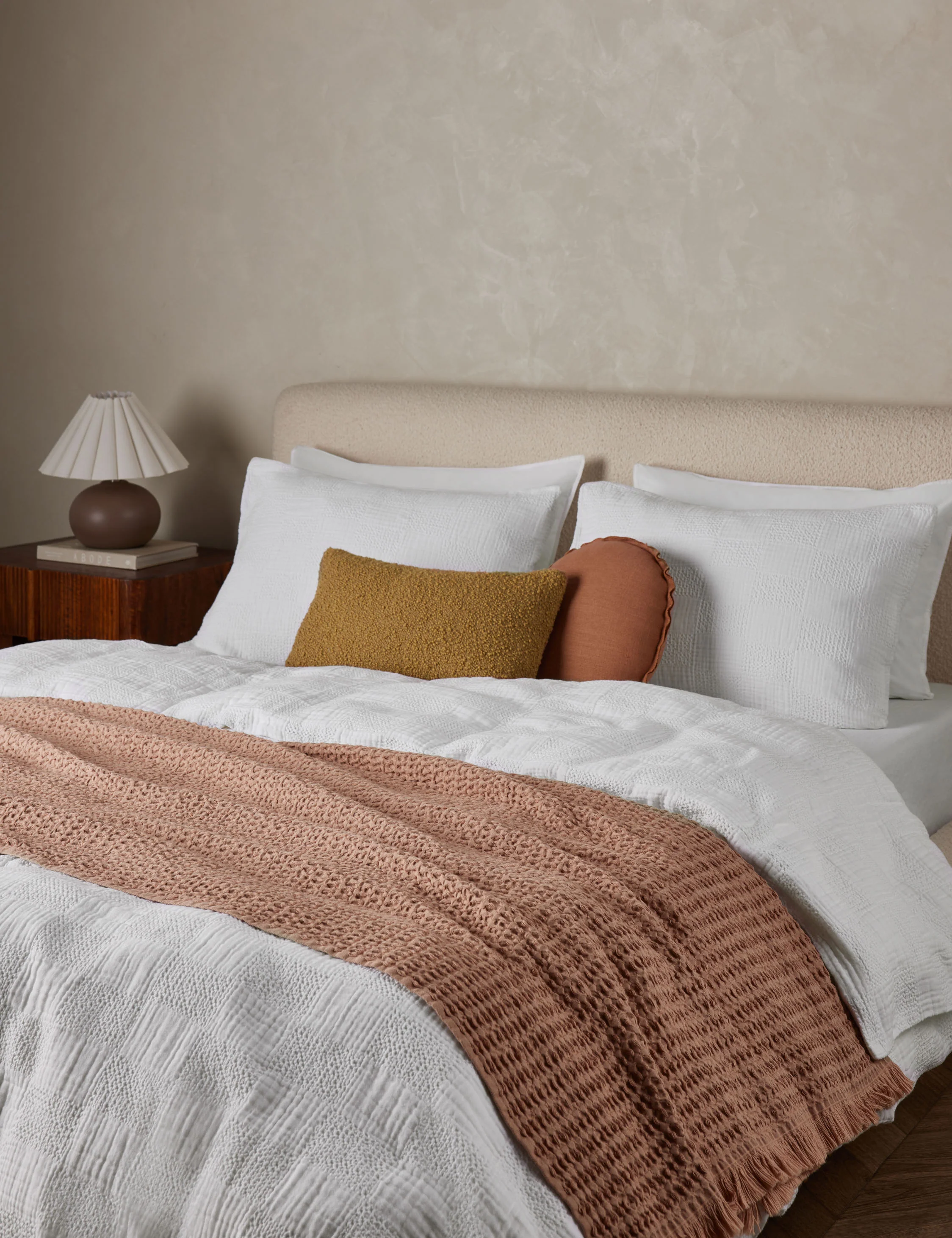 Kingsley Textured Cotton Duvet Cover - Image 3