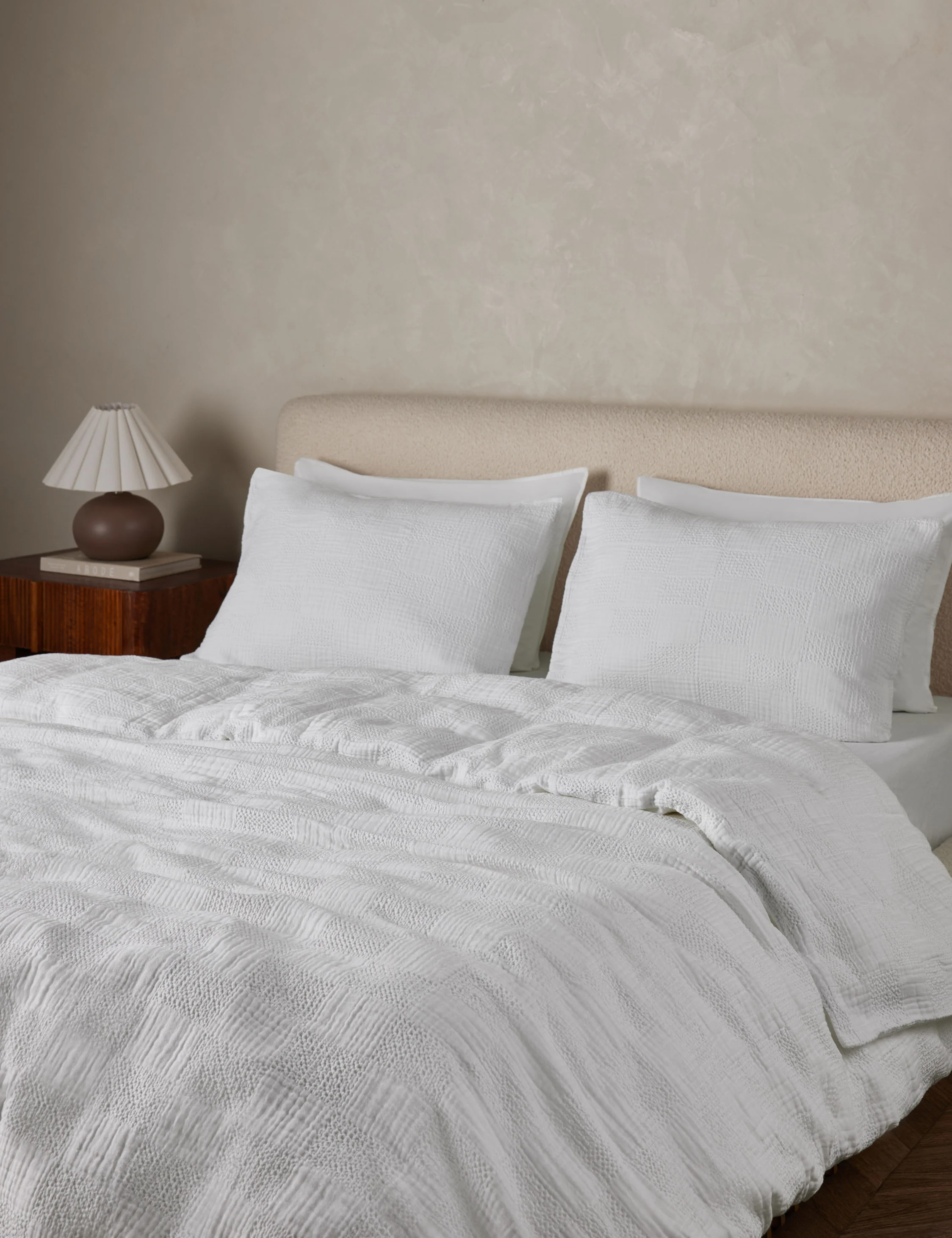Kingsley Textured Cotton Duvet Cover - Image 5
