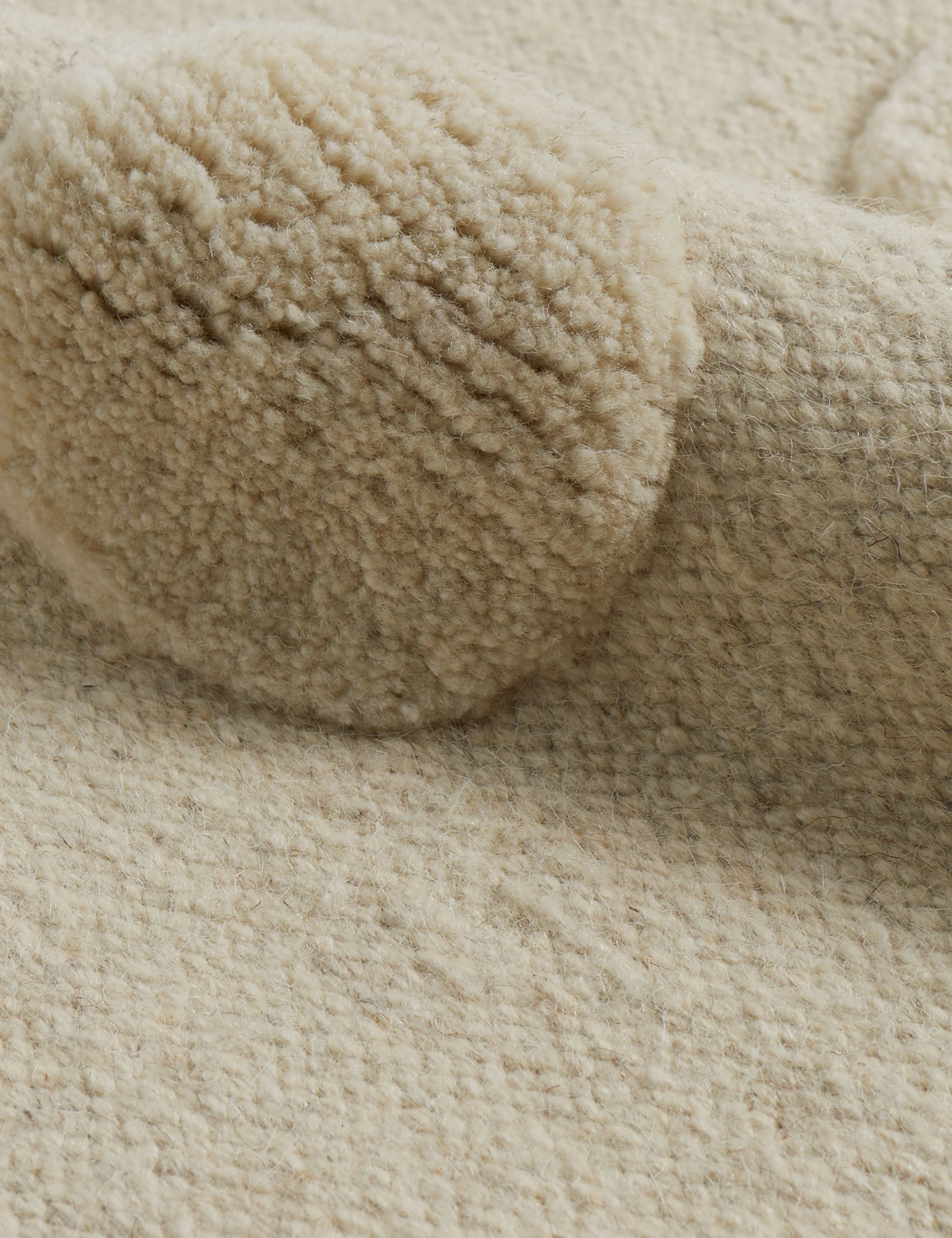 Kohta Flatweave Wool Rug Swatch by Sarah Sherman Samuel, Ivory - Image 8