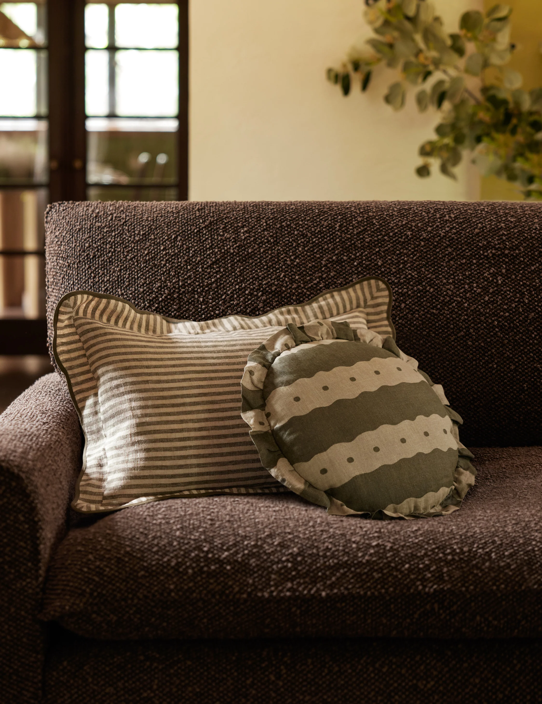 Lanie Linen Pillow by Sarah Sherman Samuel - Image 4