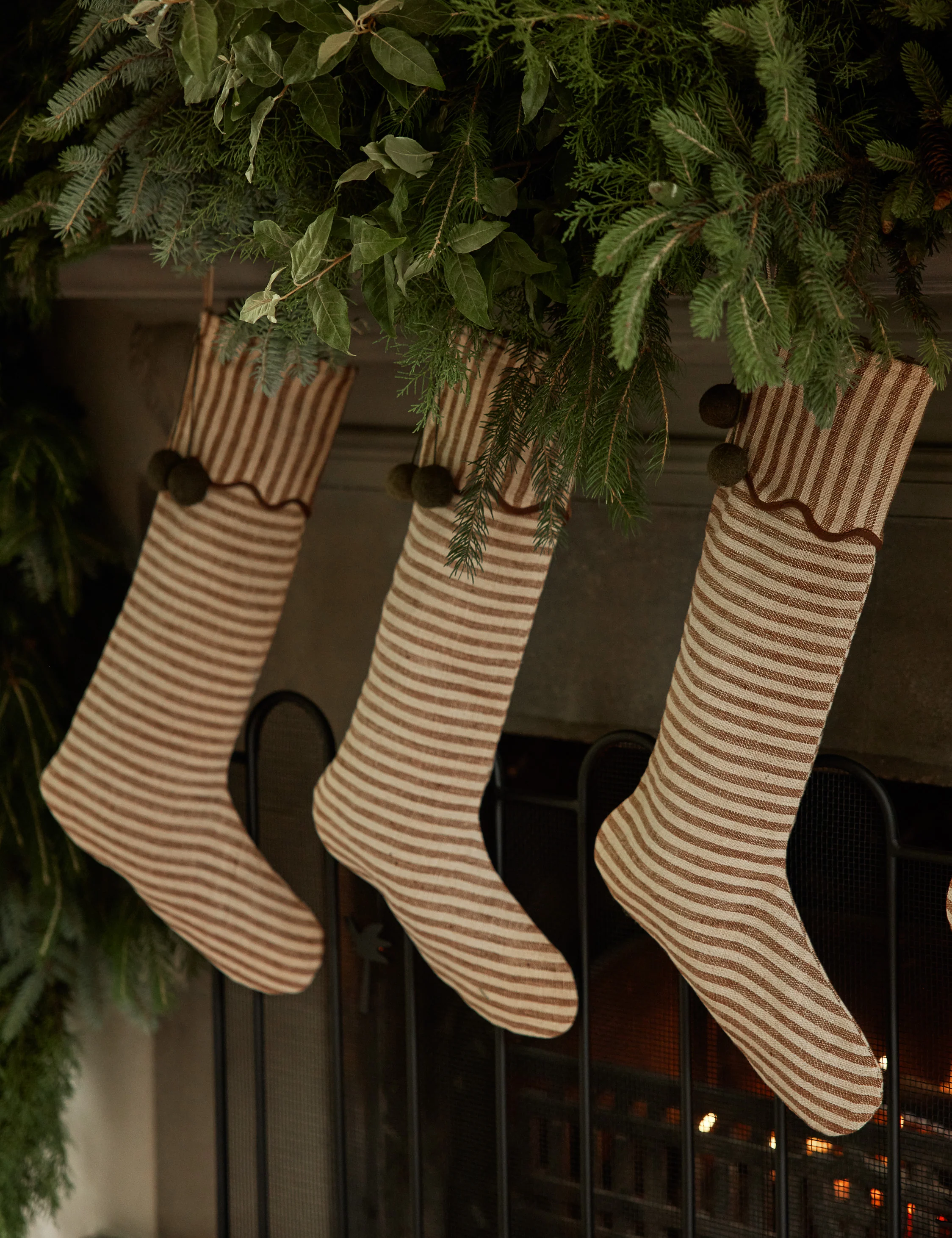 Lanie Linen Stocking by Sarah Sherman Samuel - Image 8