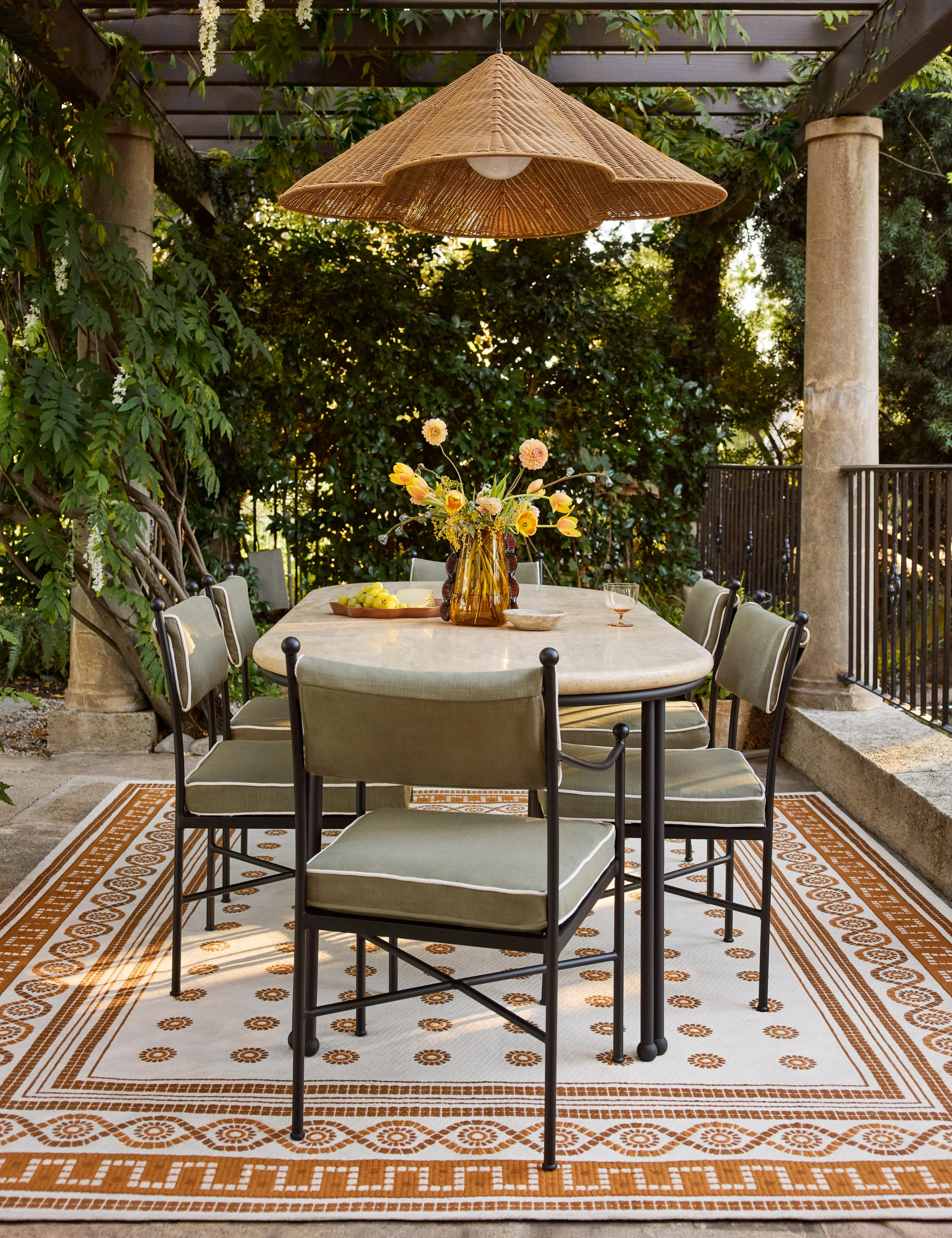 Leni Outdoor Dining Arm Chair - Image 22