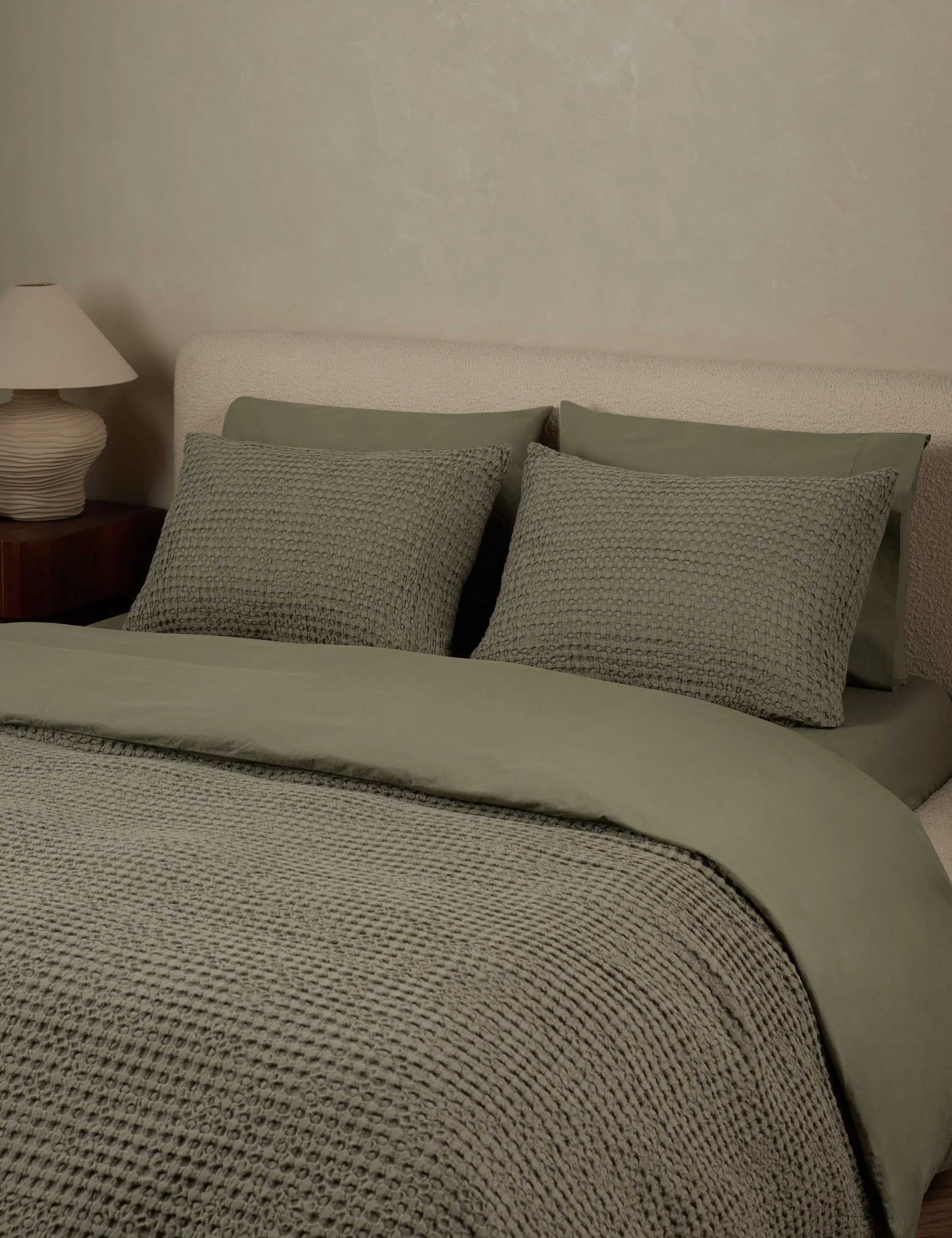 Lenora Textured Cotton Linen Blanket - Image 8