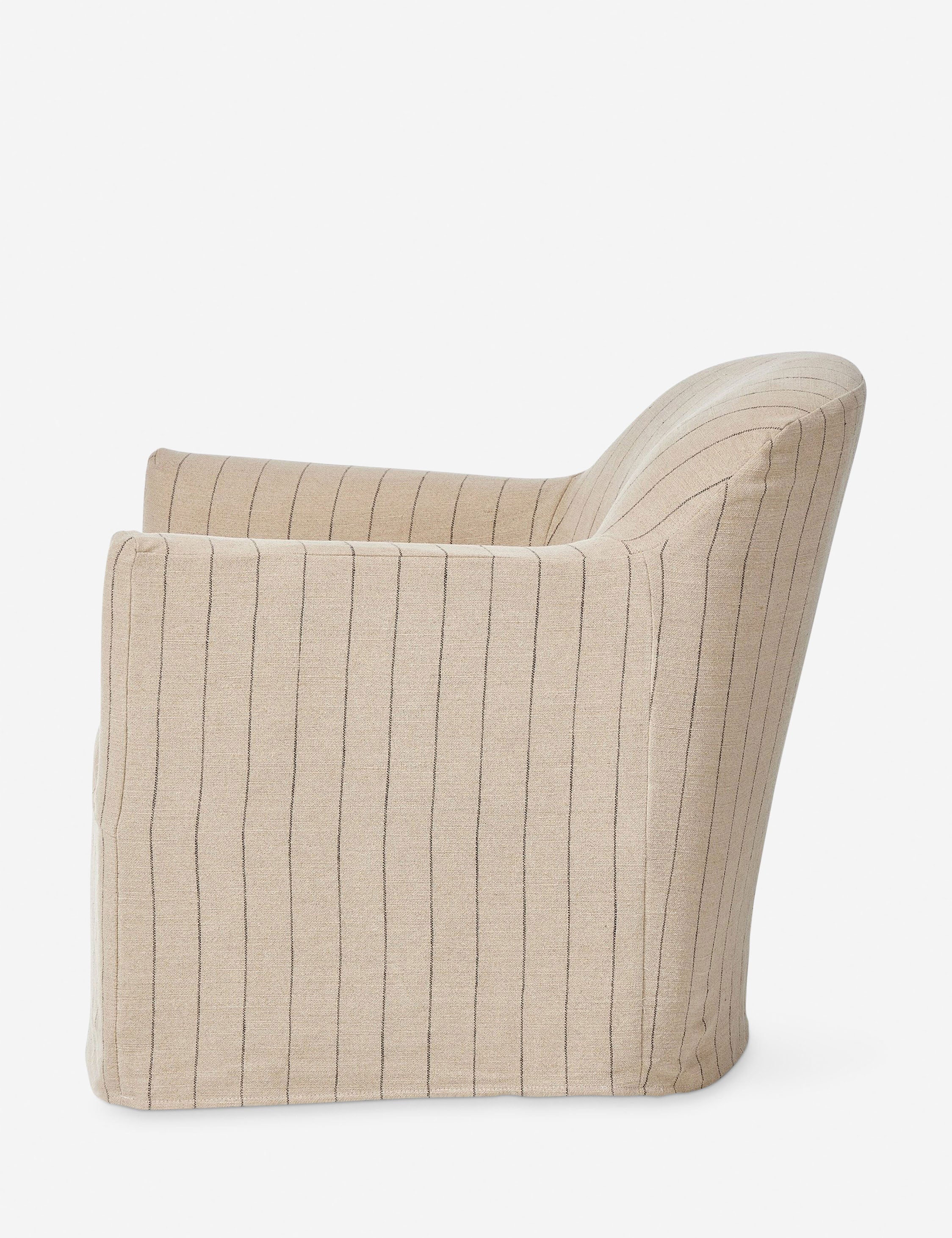 Lowell Slipcover Swivel Chair by Amber Lewis x Four Hands - Image 17