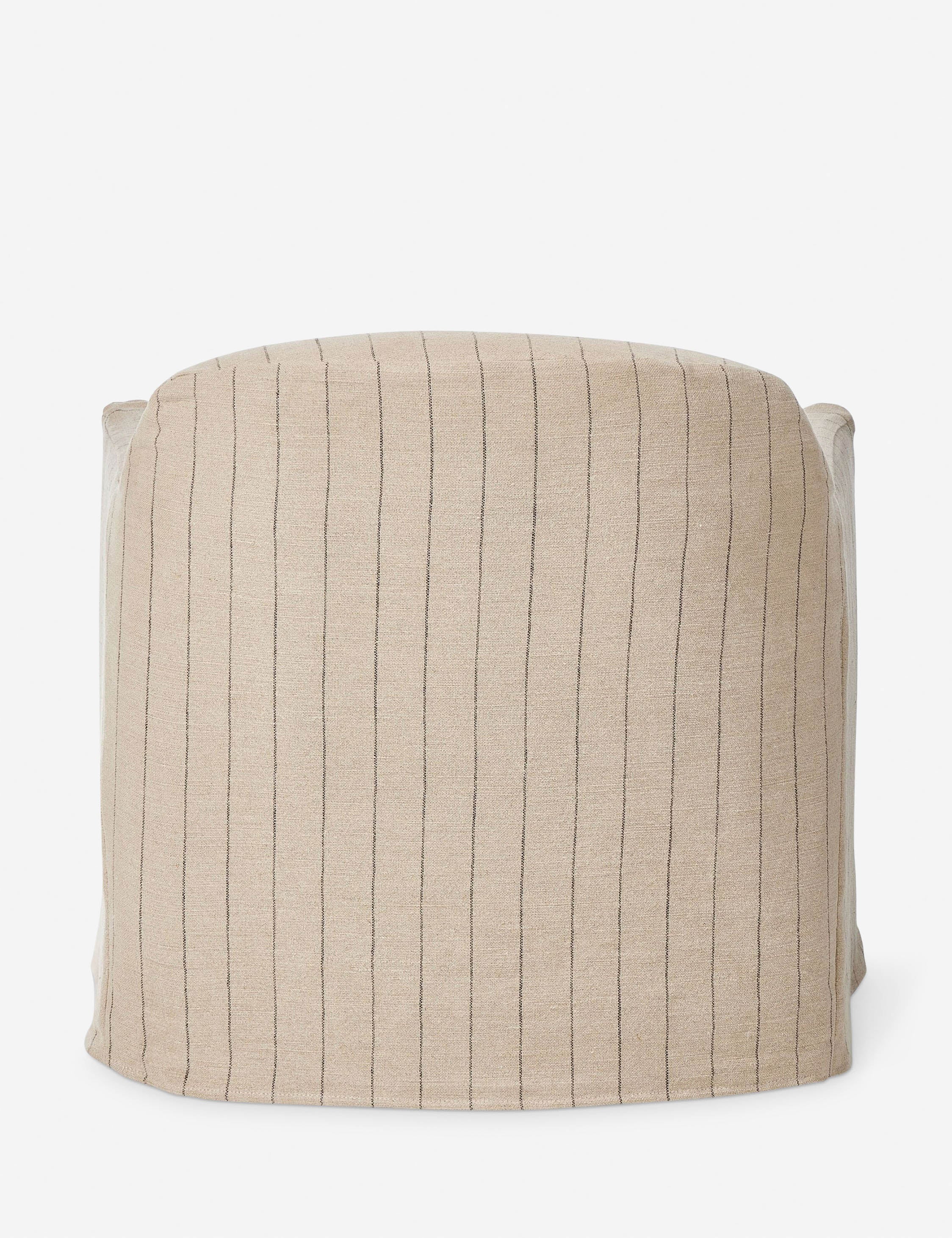 Lowell Slipcover Swivel Chair by Amber Lewis x Four Hands - Image 18