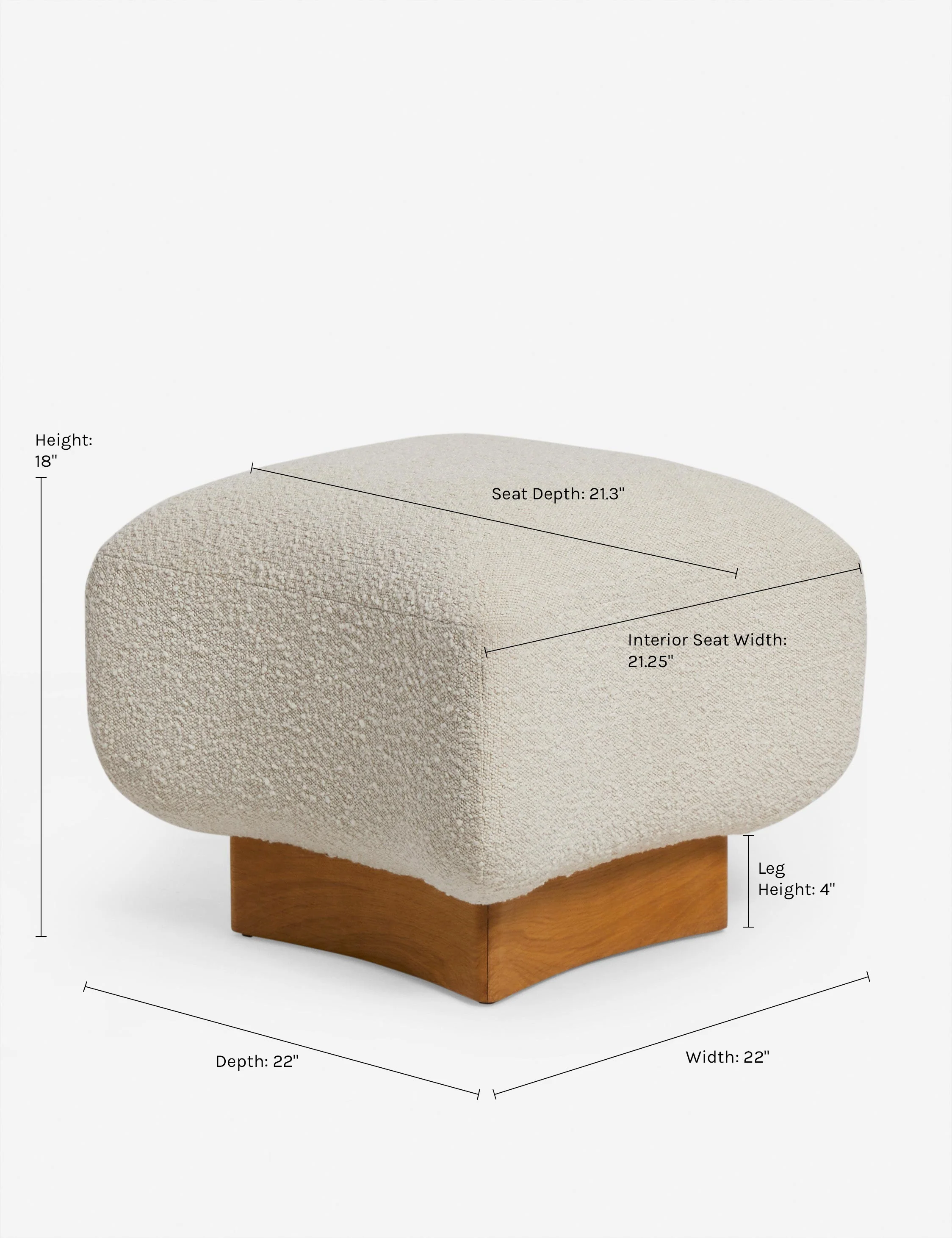 Lua Ottoman by Eny Lee Parker - Image 8