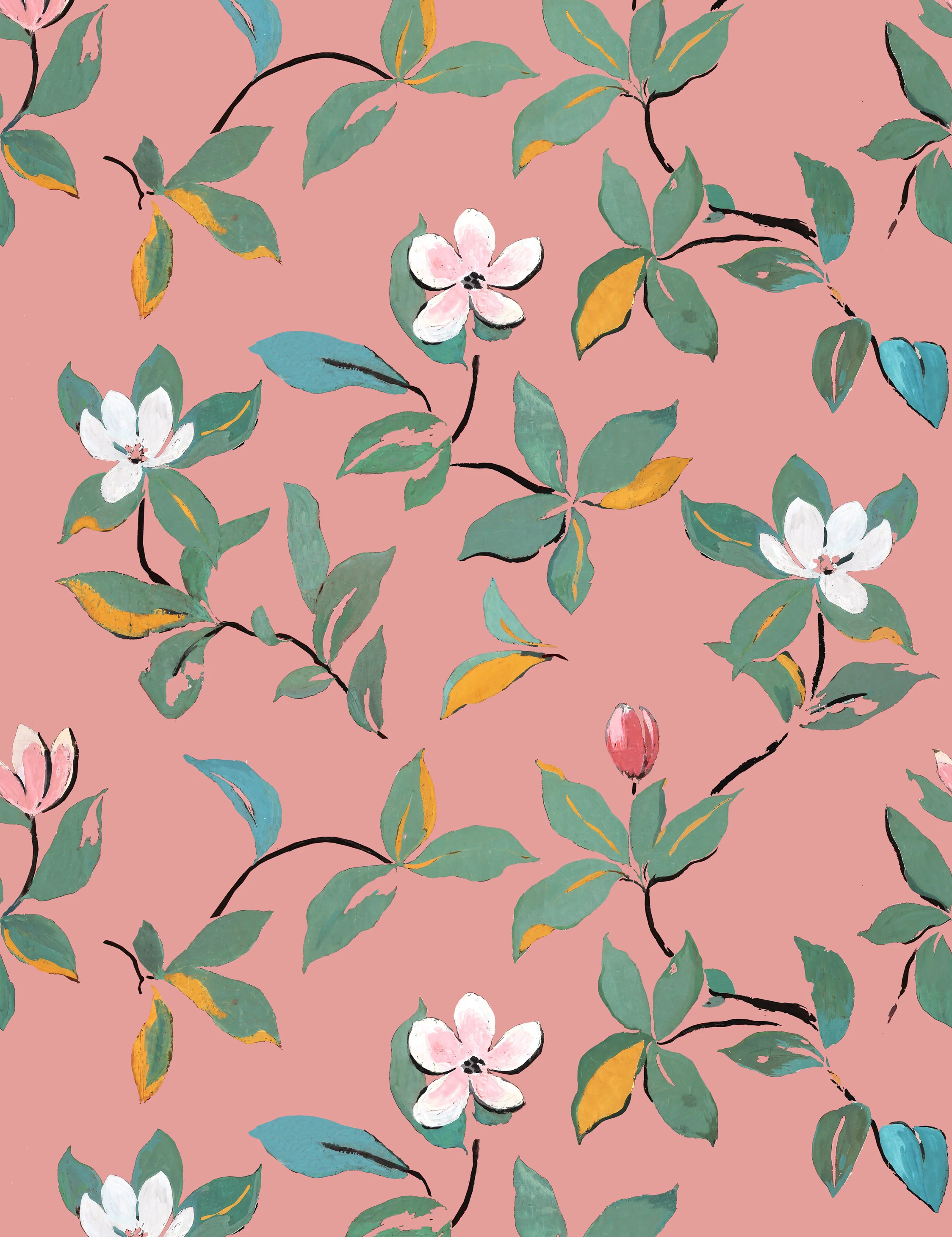 Magnolias Wallpaper by Paule Marrot - Image 2